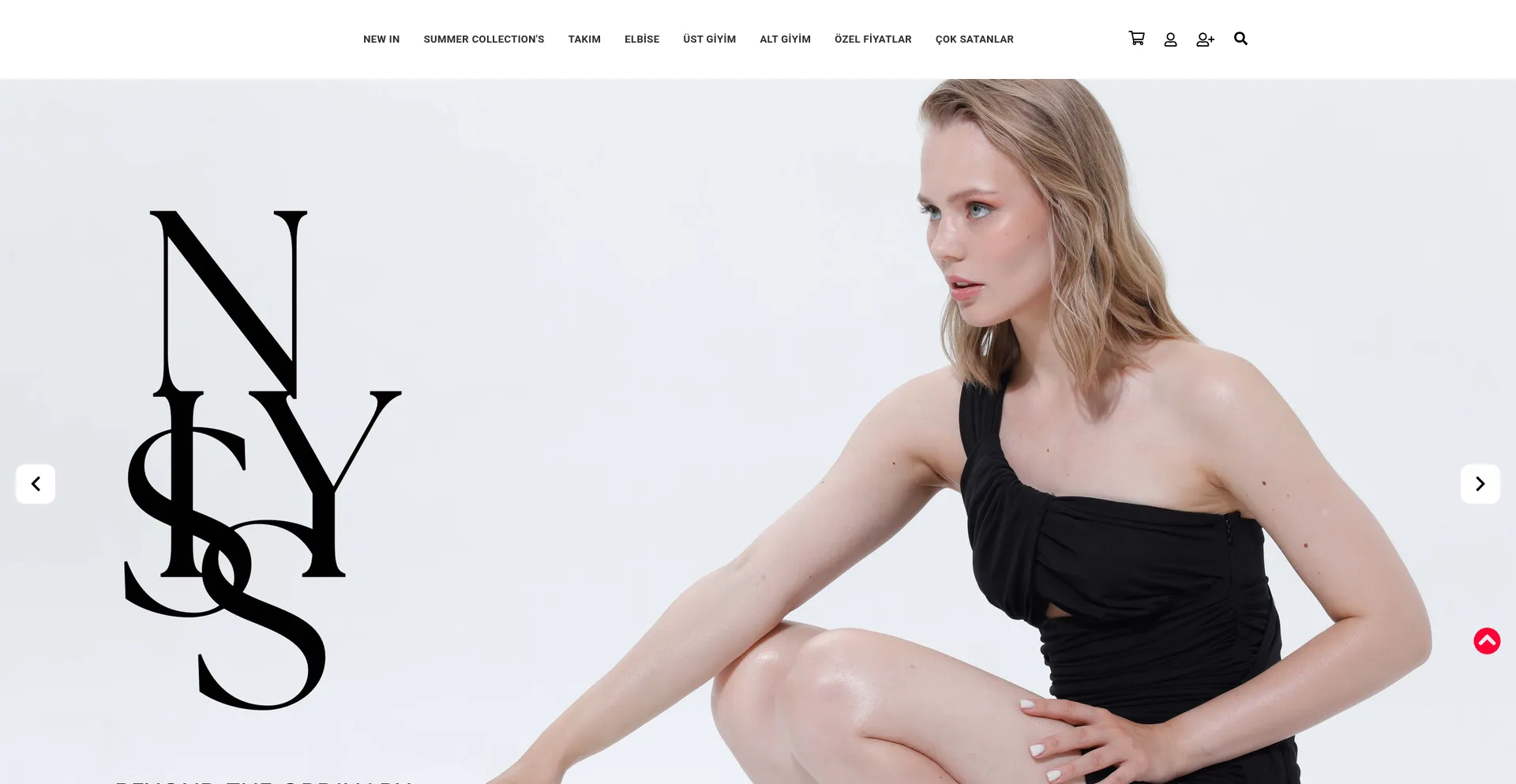 Website screenshot of Nissyofficial.com