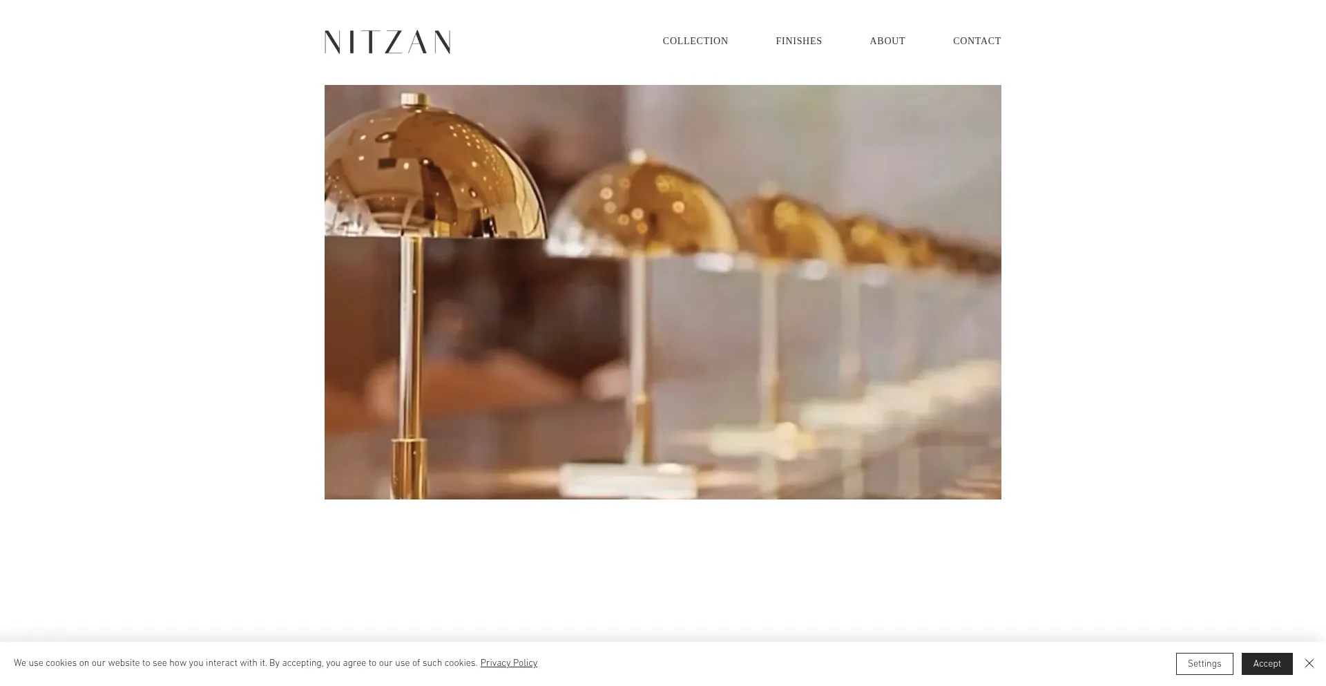 Website screenshot of Nitzanhome.com
