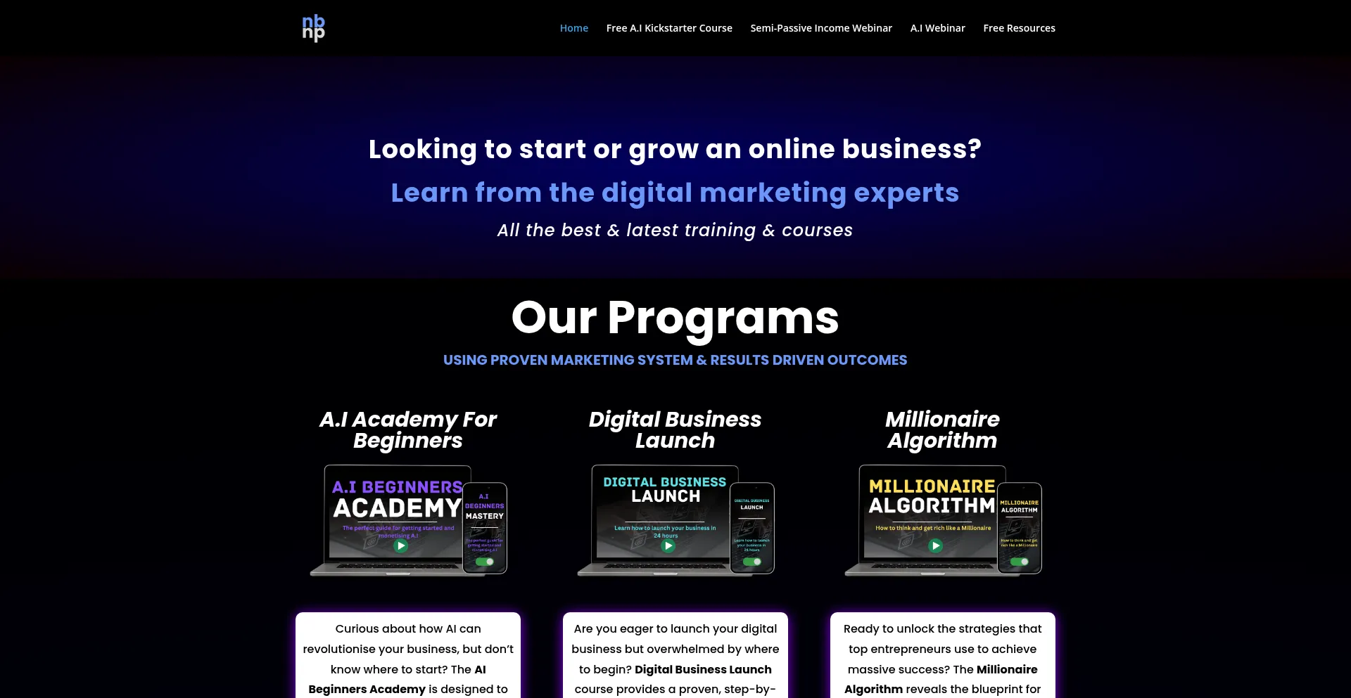 Nobossnoproblem.com Screenshot