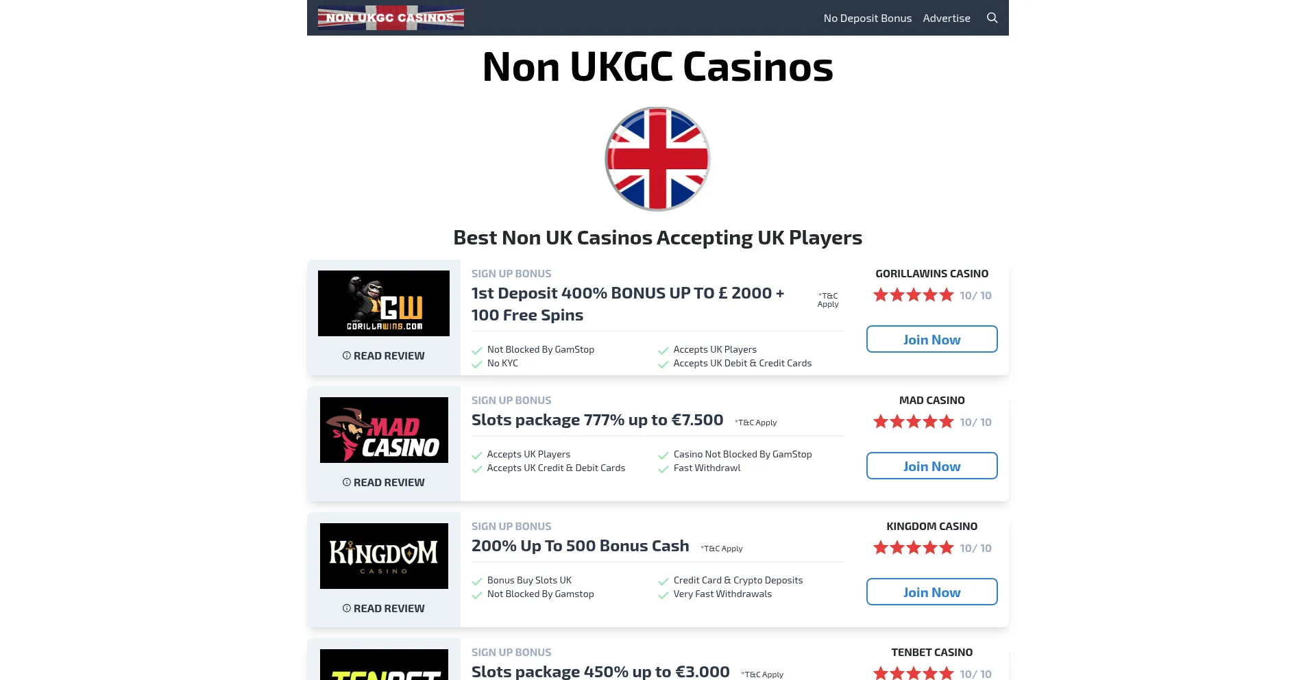 ¿És Seguro y Confiable Nonukgccasinos.uk?