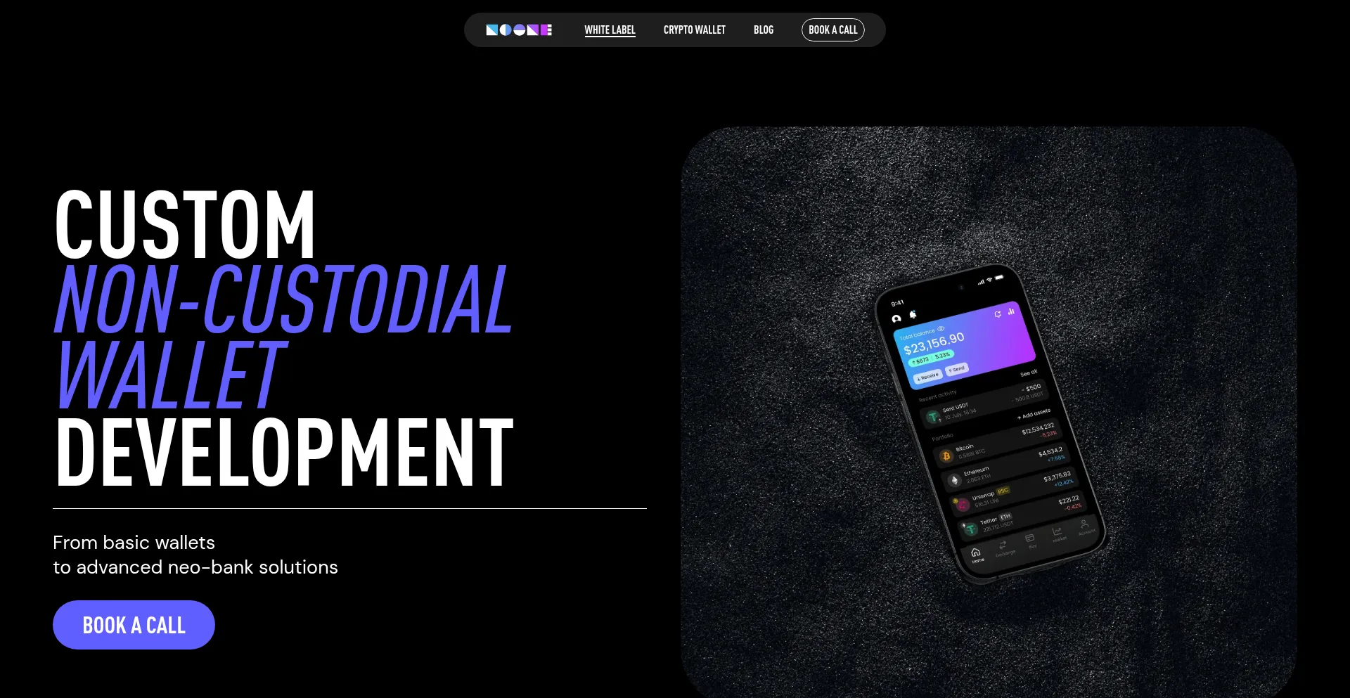Website screenshot of Noone.io