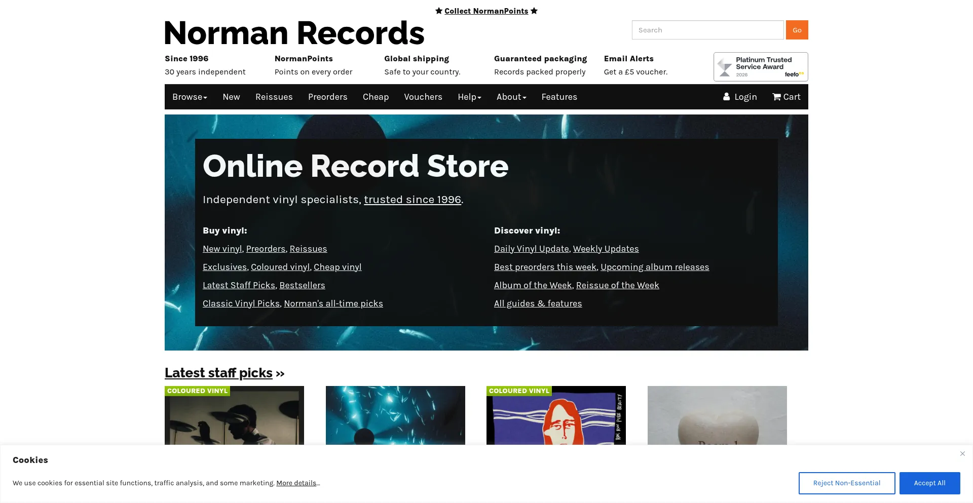 Normanrecords.com