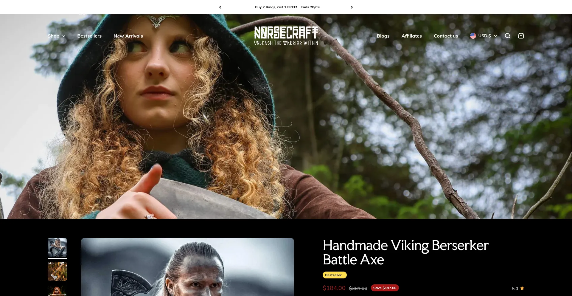 Norsecraft.co.uk Screenshot