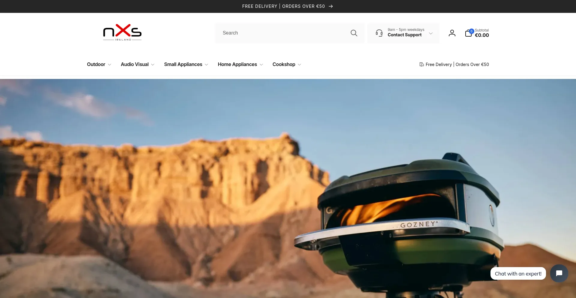 Website screenshot of Northxsouth.ie