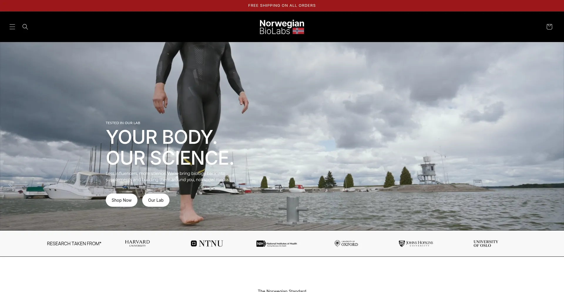 ¿És Seguro y Confiable Norwegianbiolabs.com?