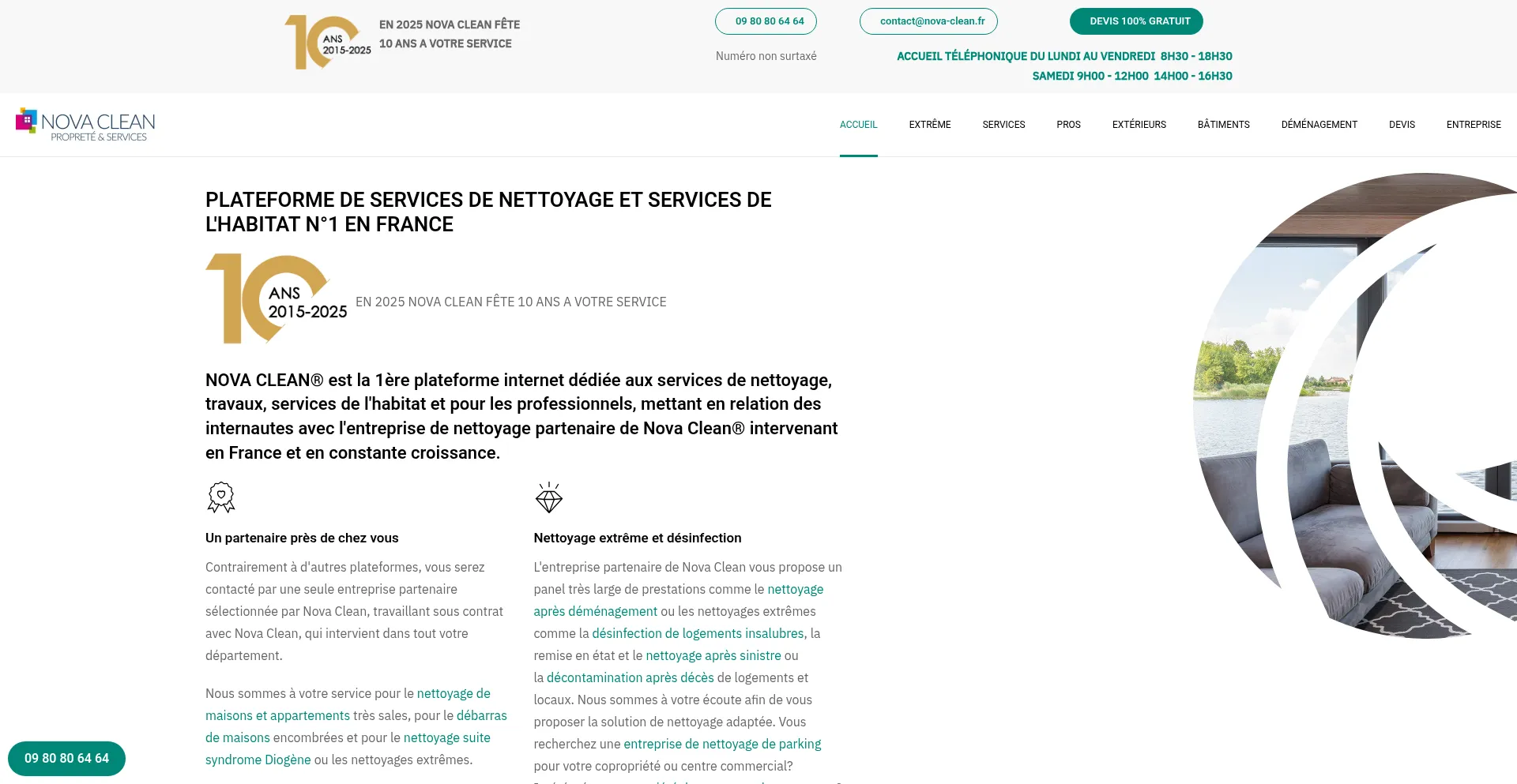 ¿És Seguro y Confiable Nova-clean.fr?