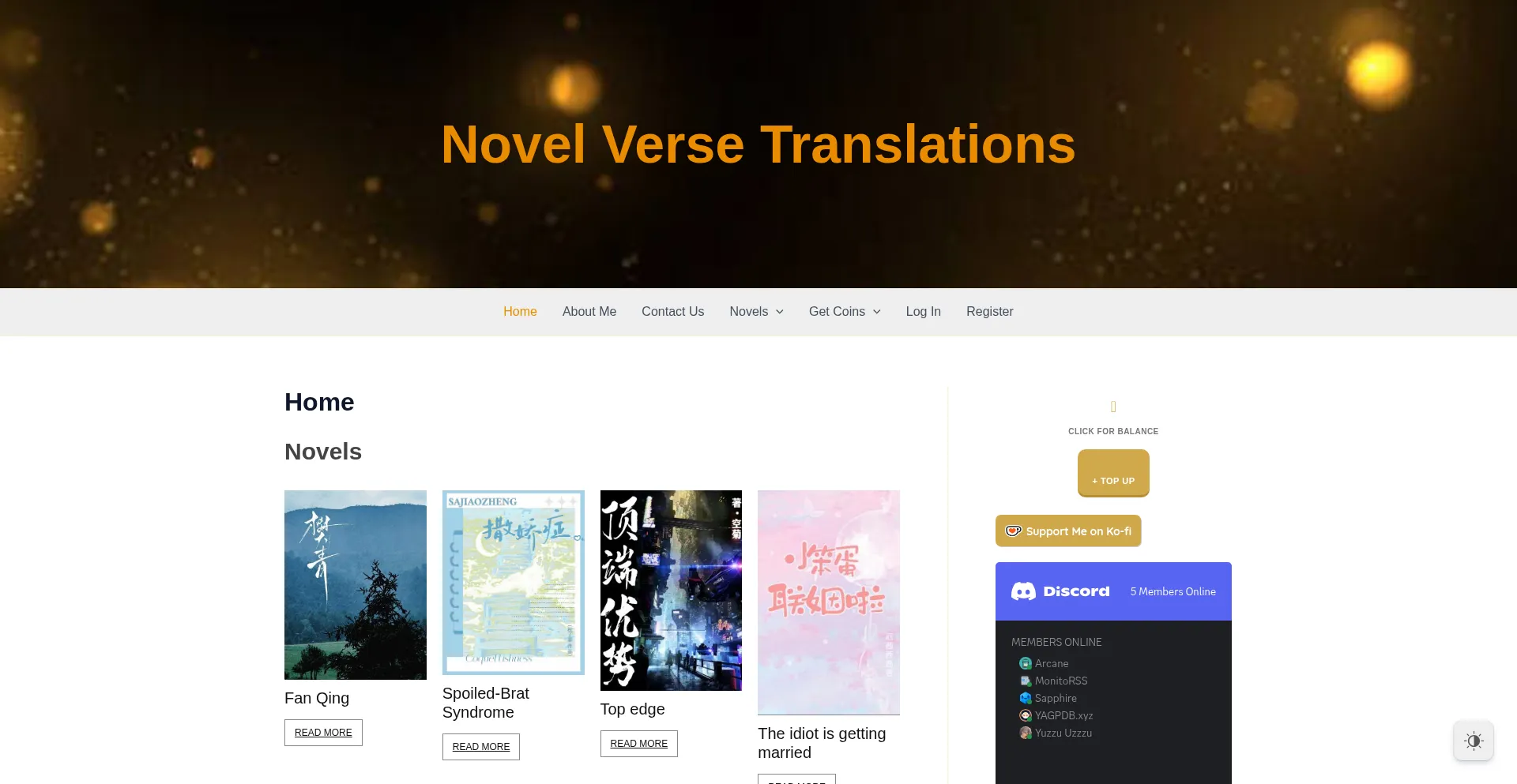 Novelversetranslations.com