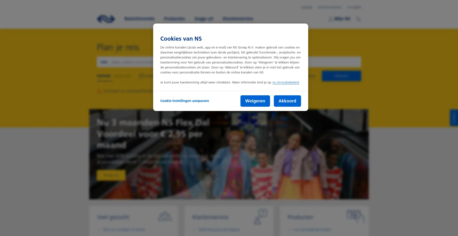 Ns.nl Screenshot