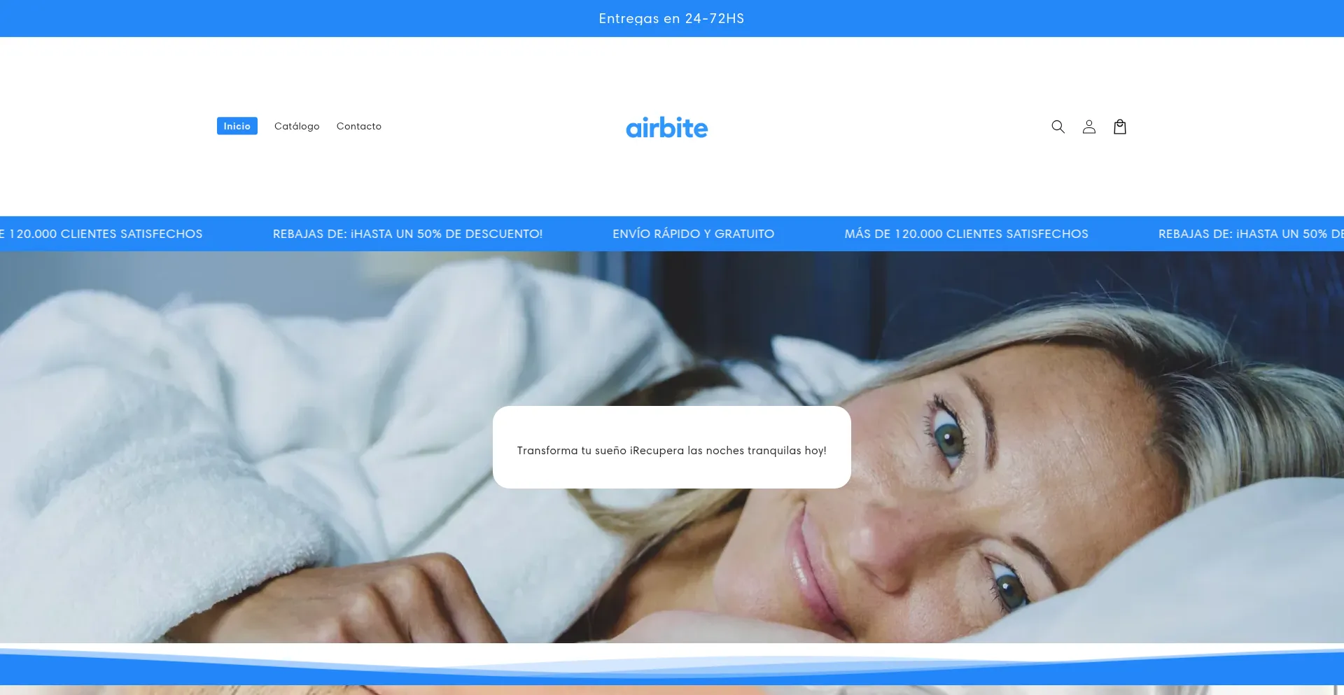 Website screenshot of Nube-la.com