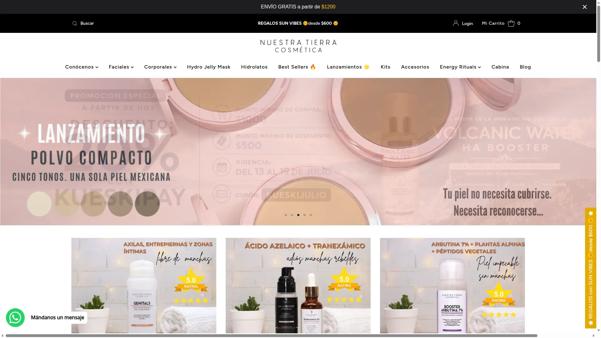 Nuestratierracosmetica.com