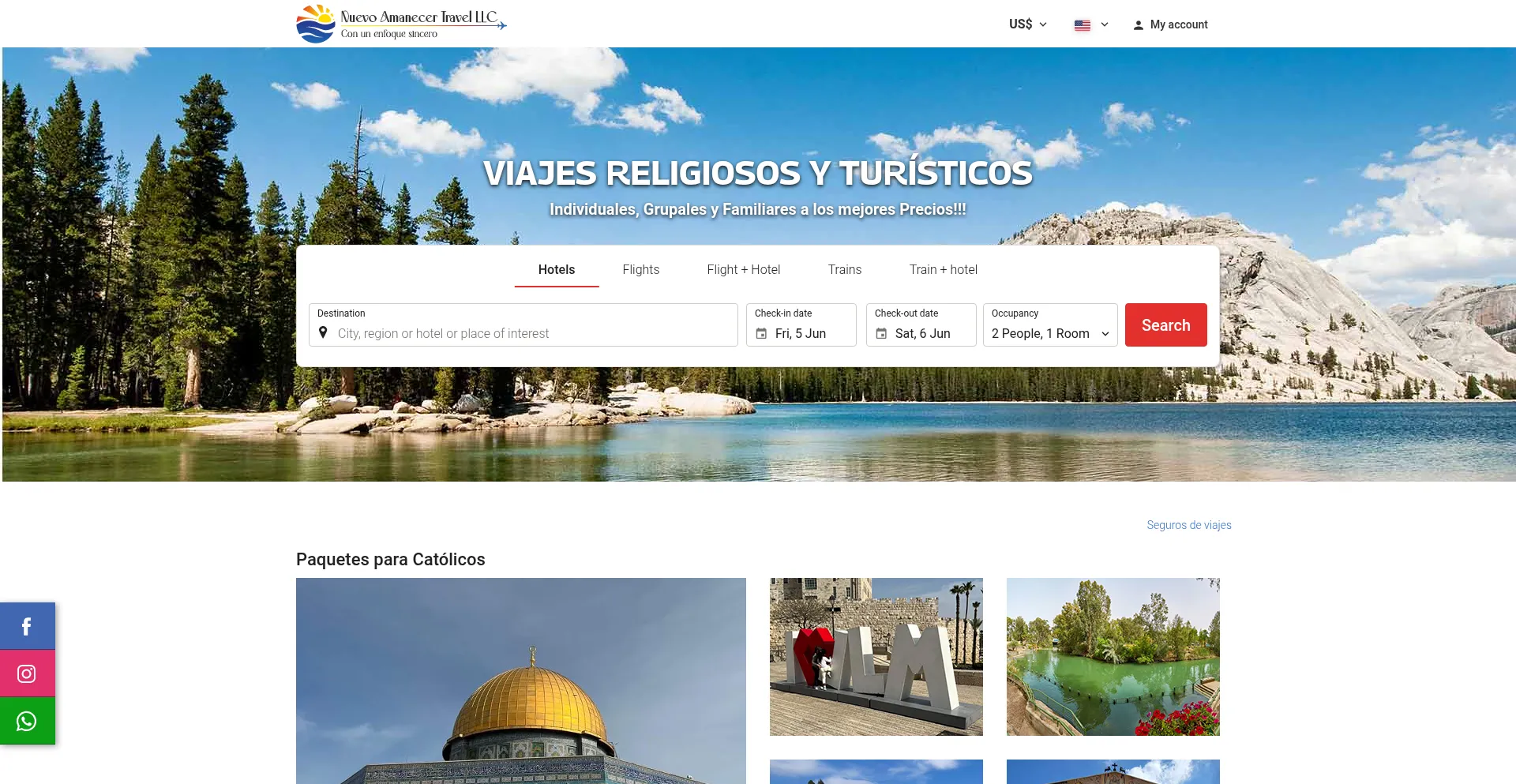 Nuevoamanecertravel.com