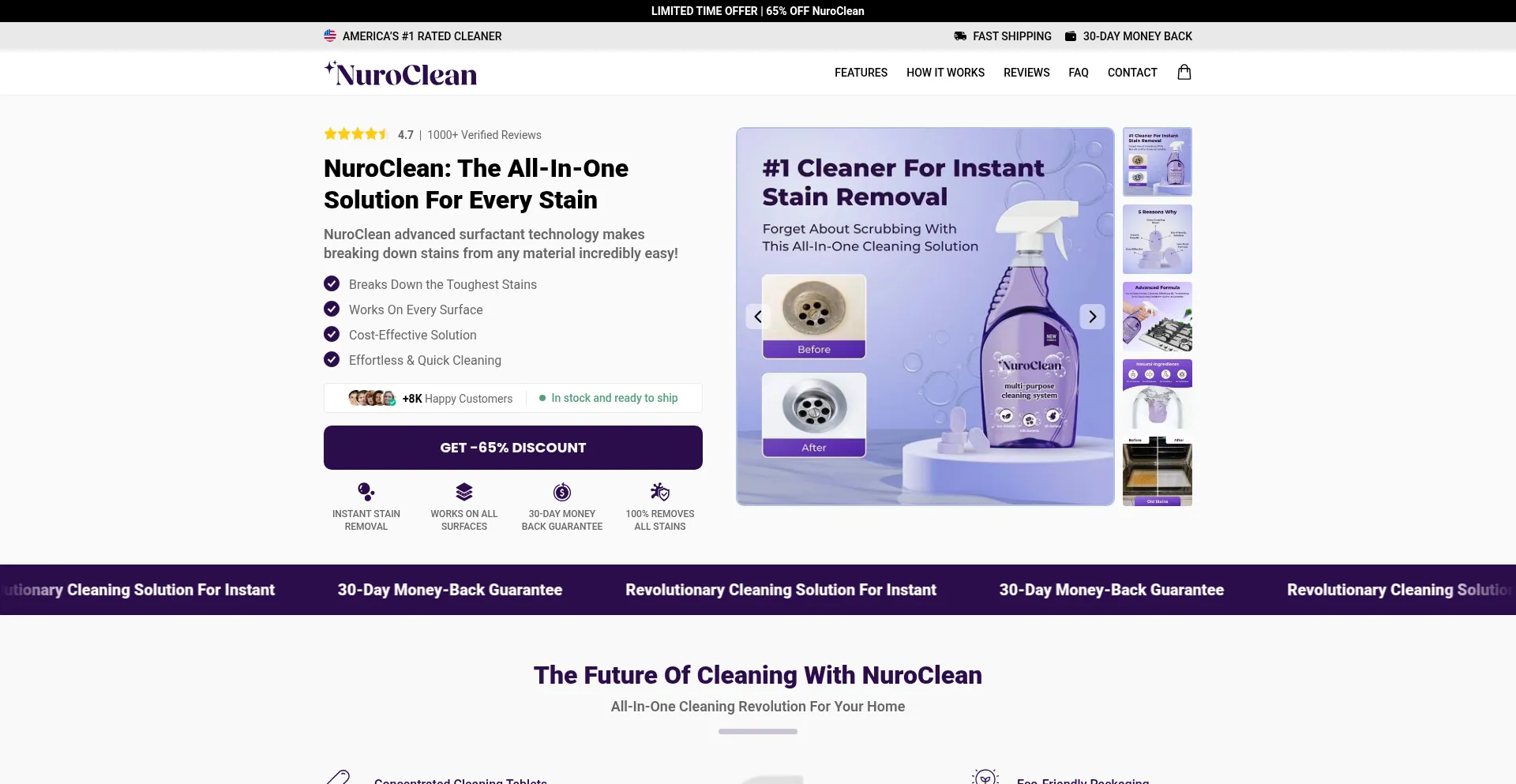 ¿És Seguro y Confiable Nuroclean.com?