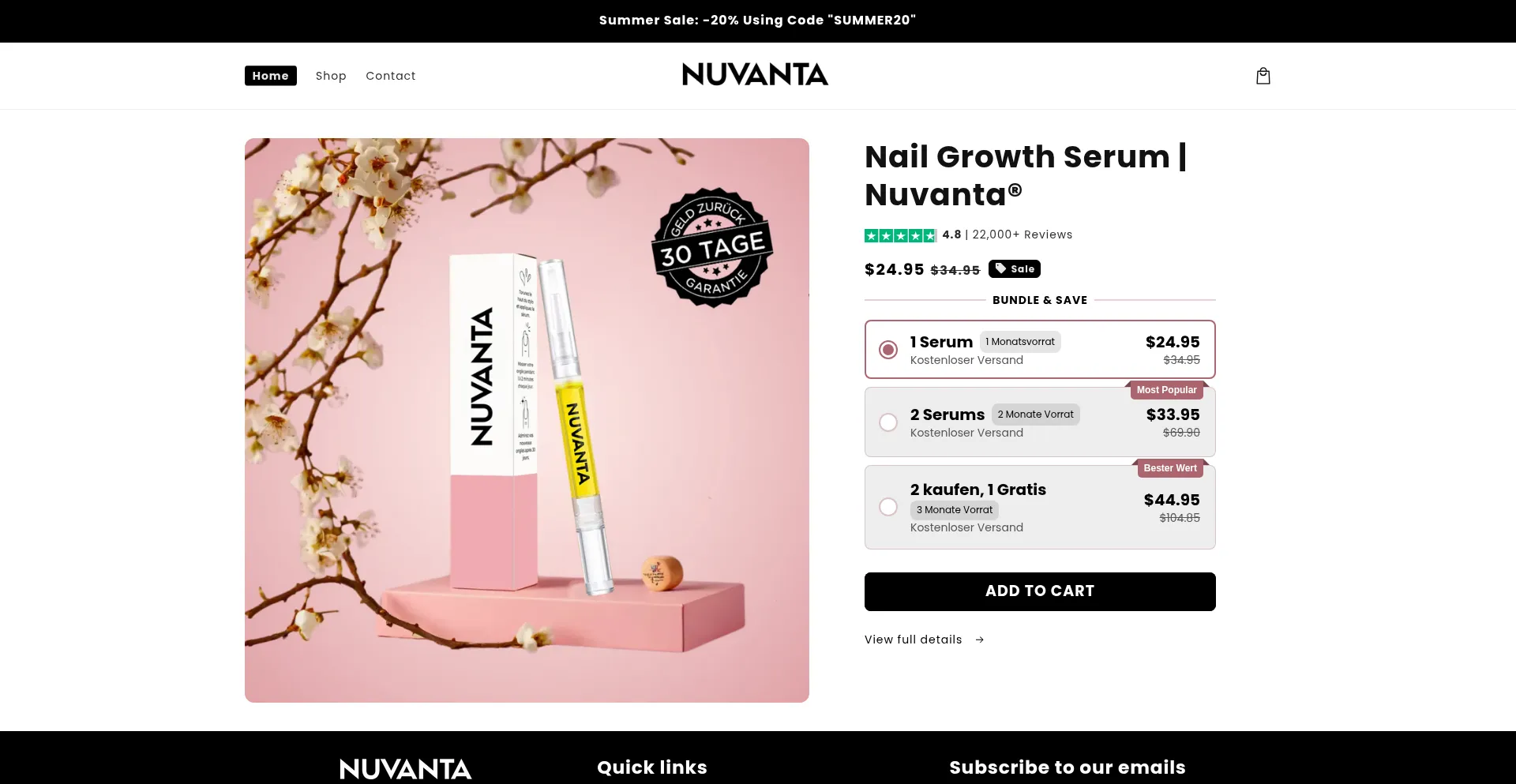 ¿És Seguro y Confiable Nuvanta-shop.com?