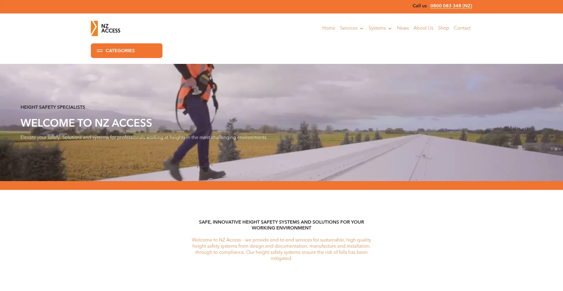 Website screenshot of Nzaccess.co.nz