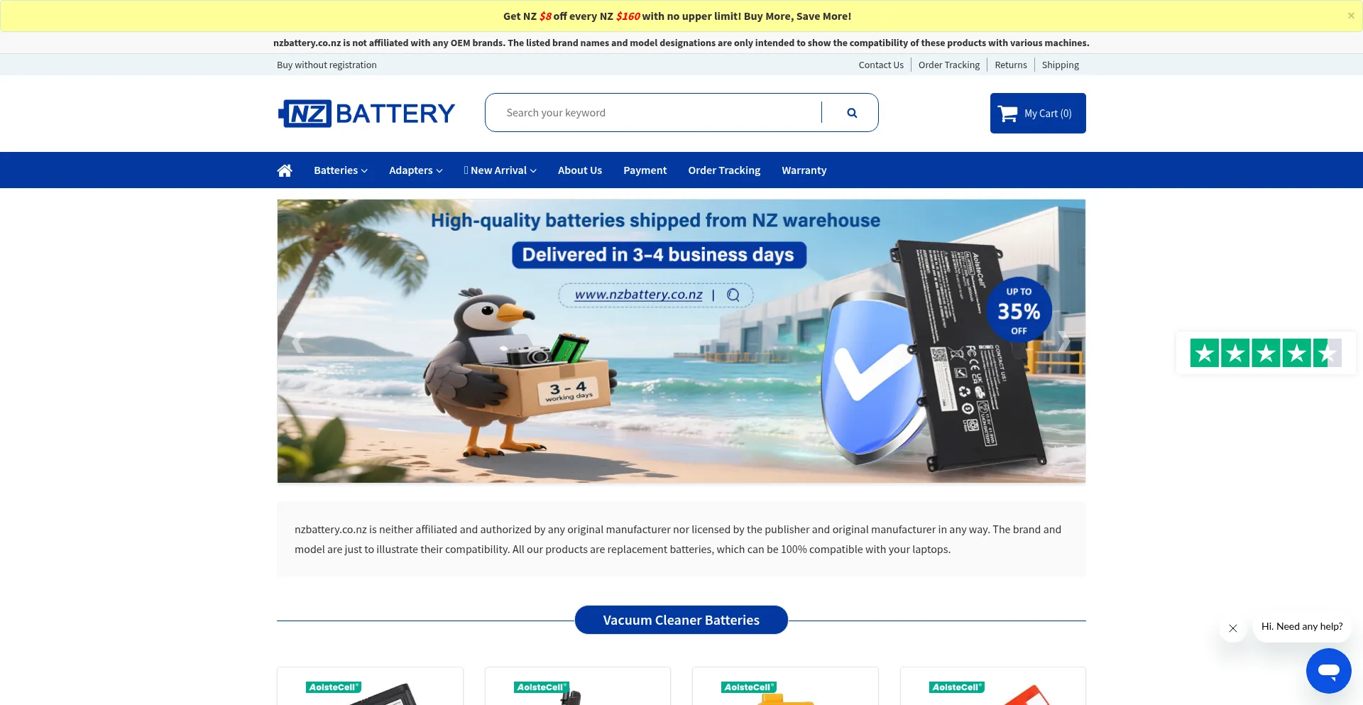 Nzbattery.co.nz