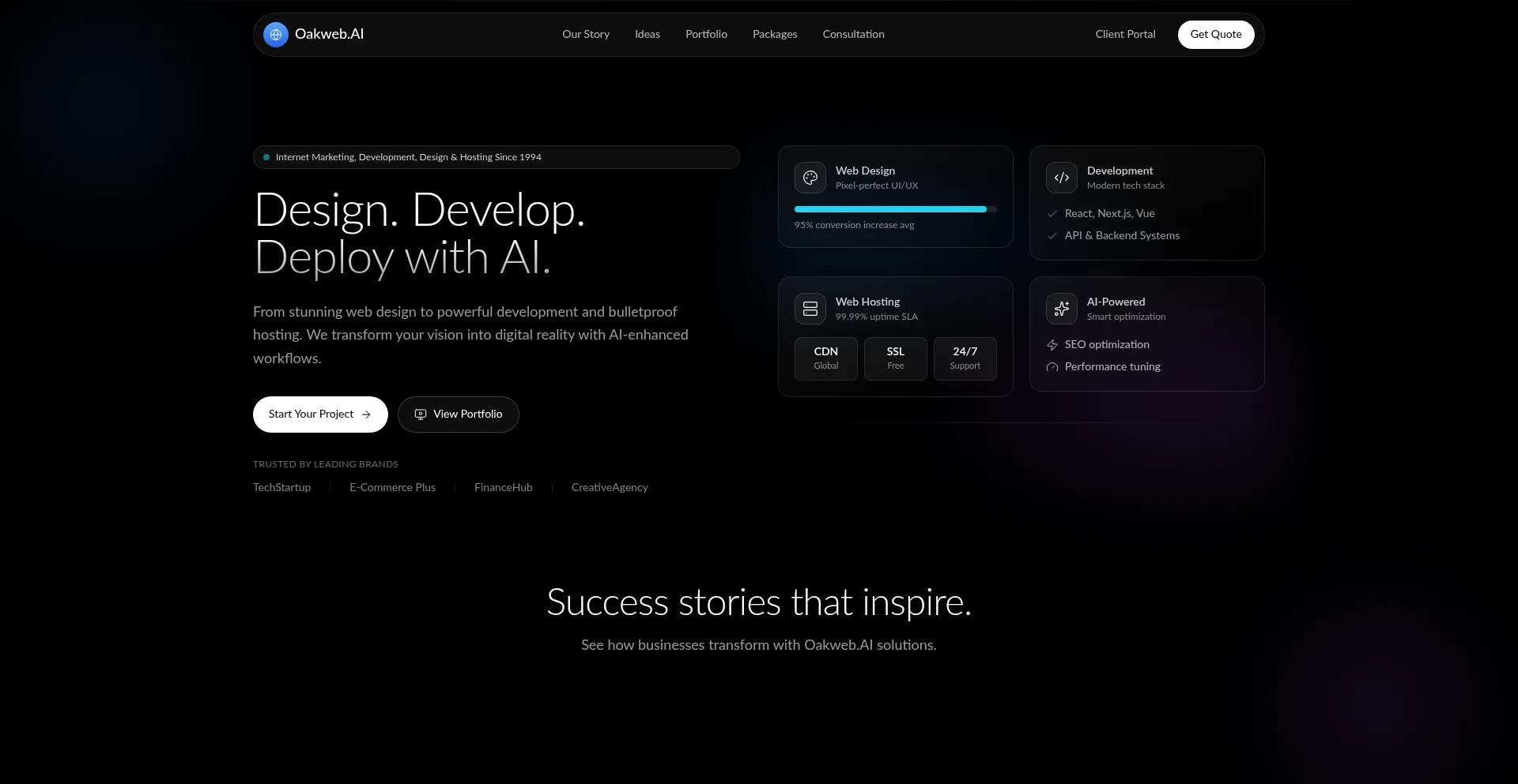 ¿És Seguro y Confiable Oakweb.ai?