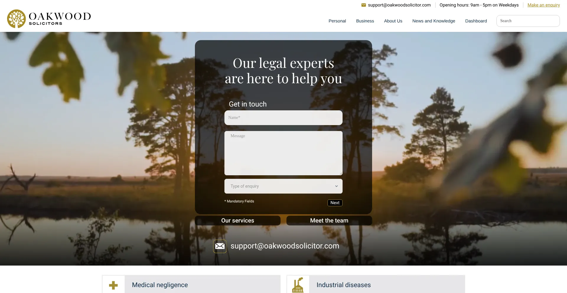 Oakwoodsolicitor.com