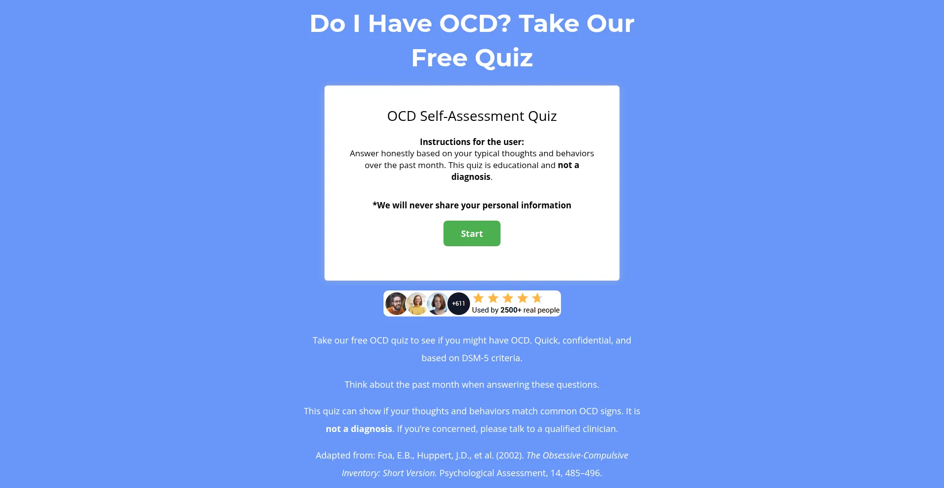 ¿És Seguro y Confiable Ocdquiz.com?