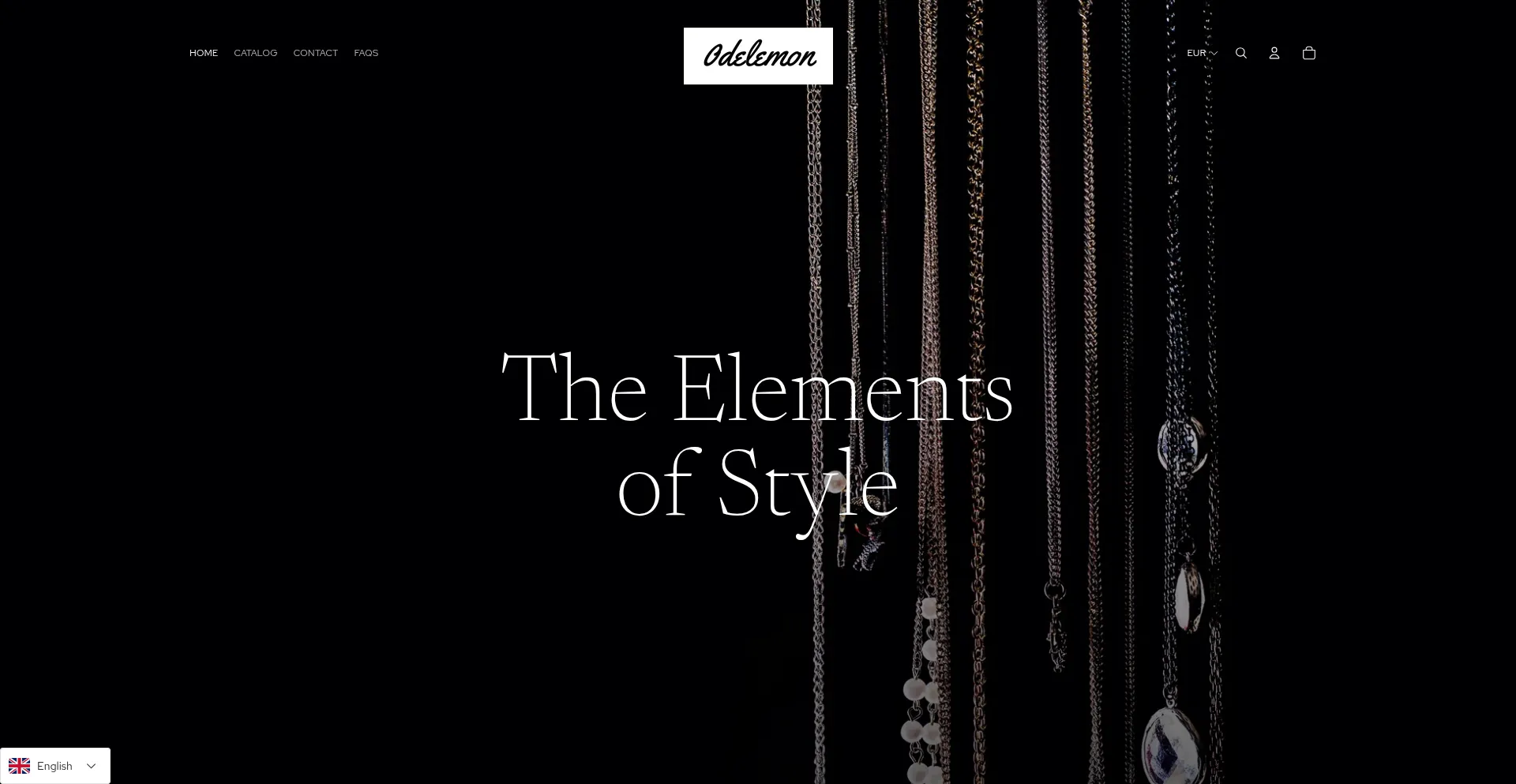 Website screenshot of Odelemon.com