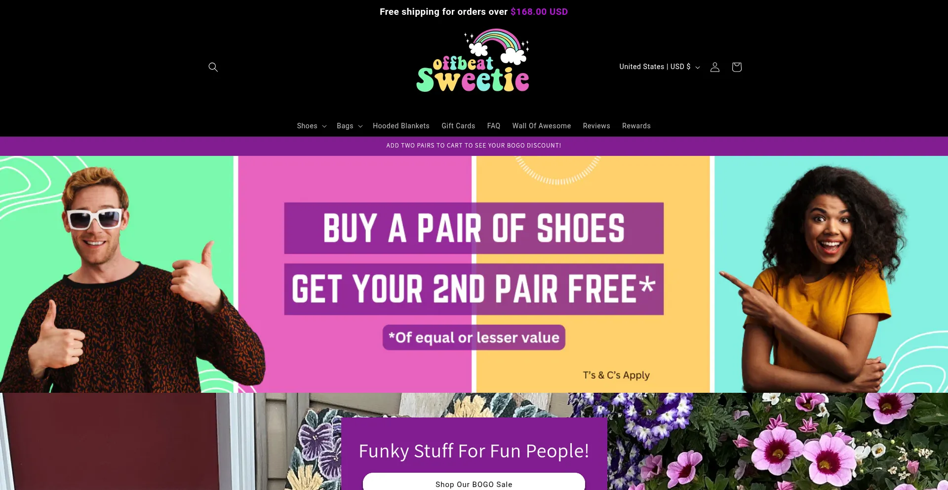Offbeatsweetie.com Screenshot