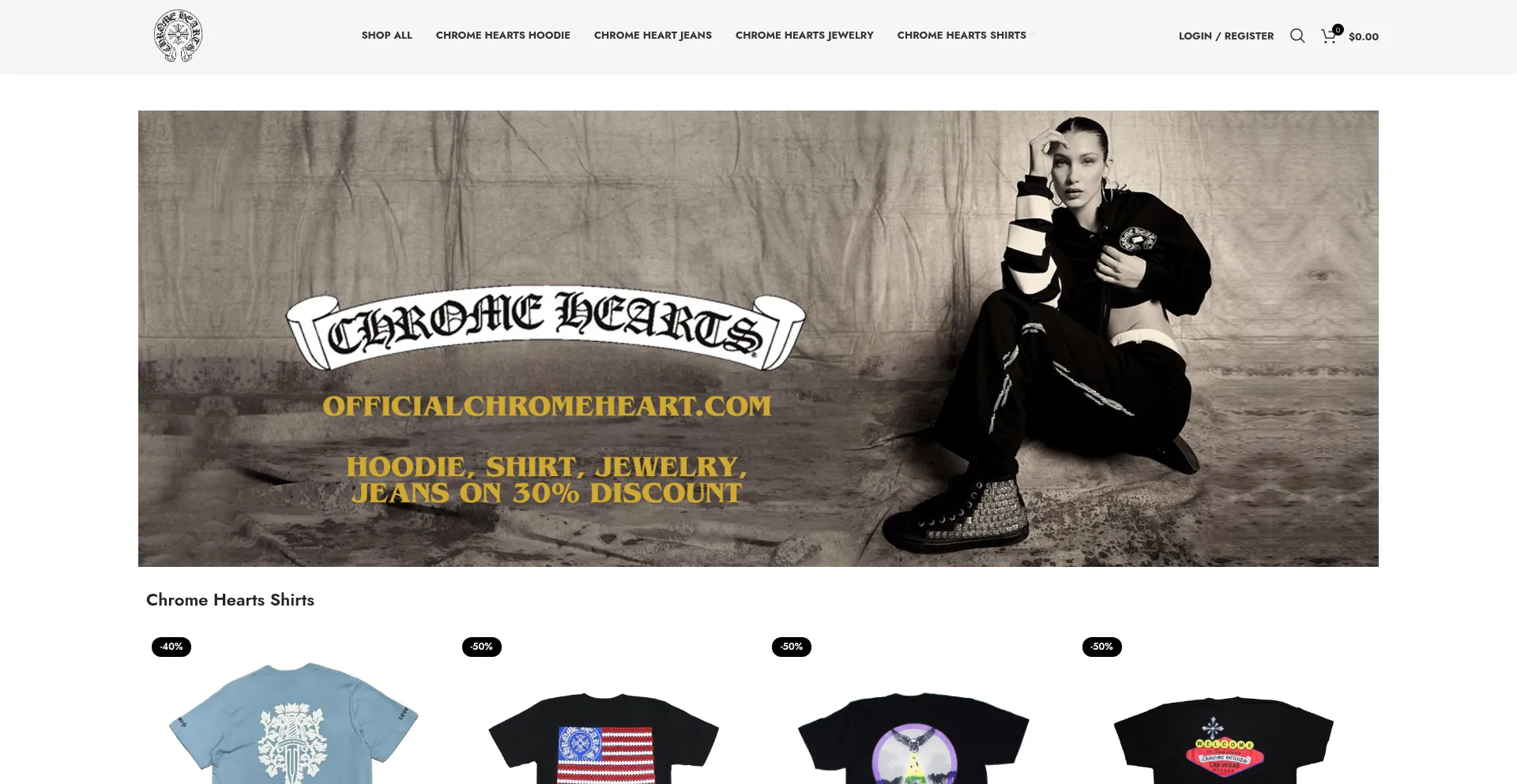 ¿És Seguro y Confiable Officialchromeheart.com?