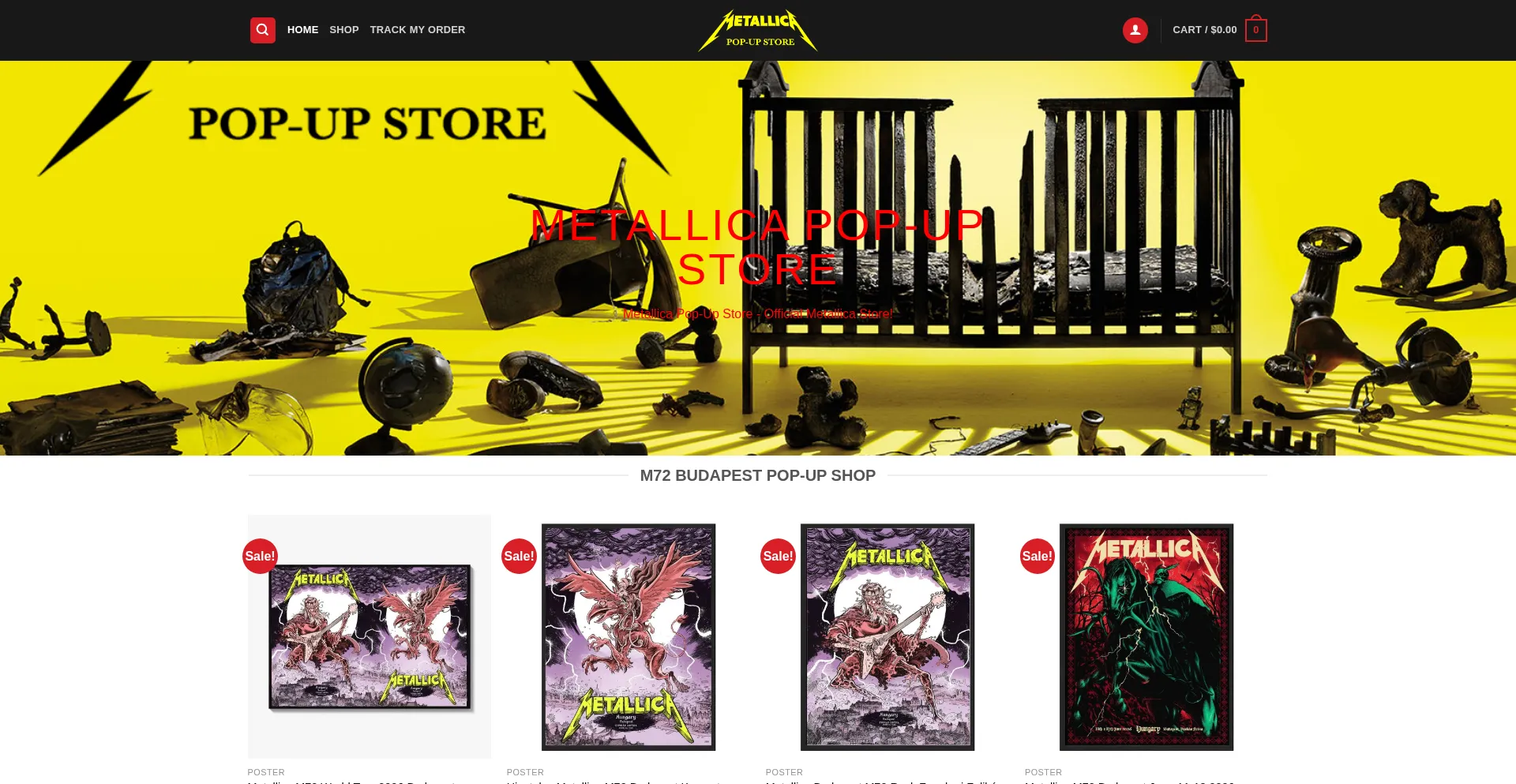 Officialmetallicapopupstore.com