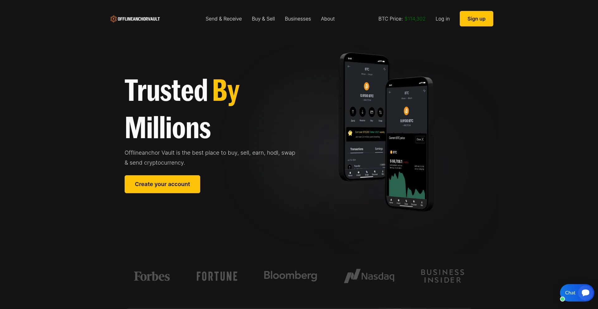 Offlineanchorvault.com Screenshot