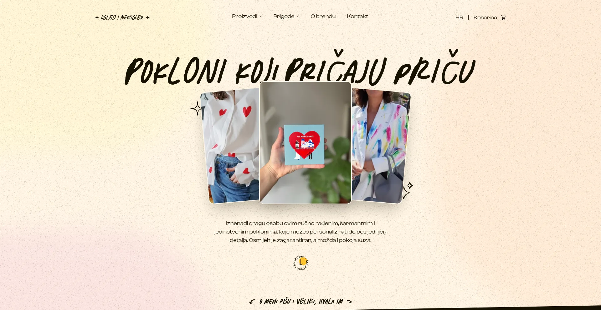 Website screenshot of Oglednedogled.hr