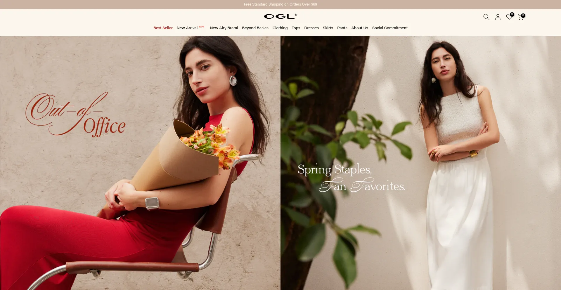 Website screenshot of Oglmove.com