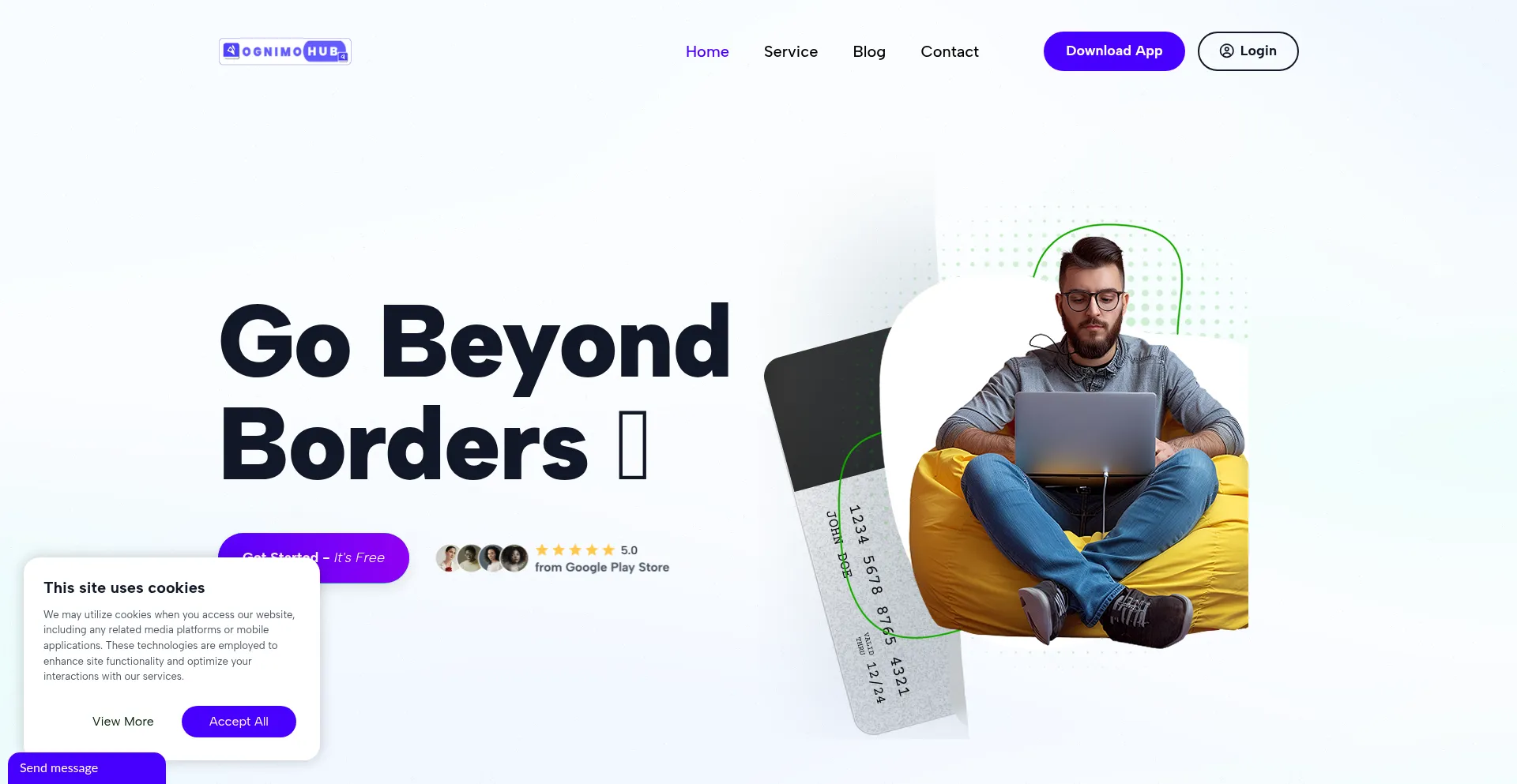 Website screenshot of Ognimohub.com