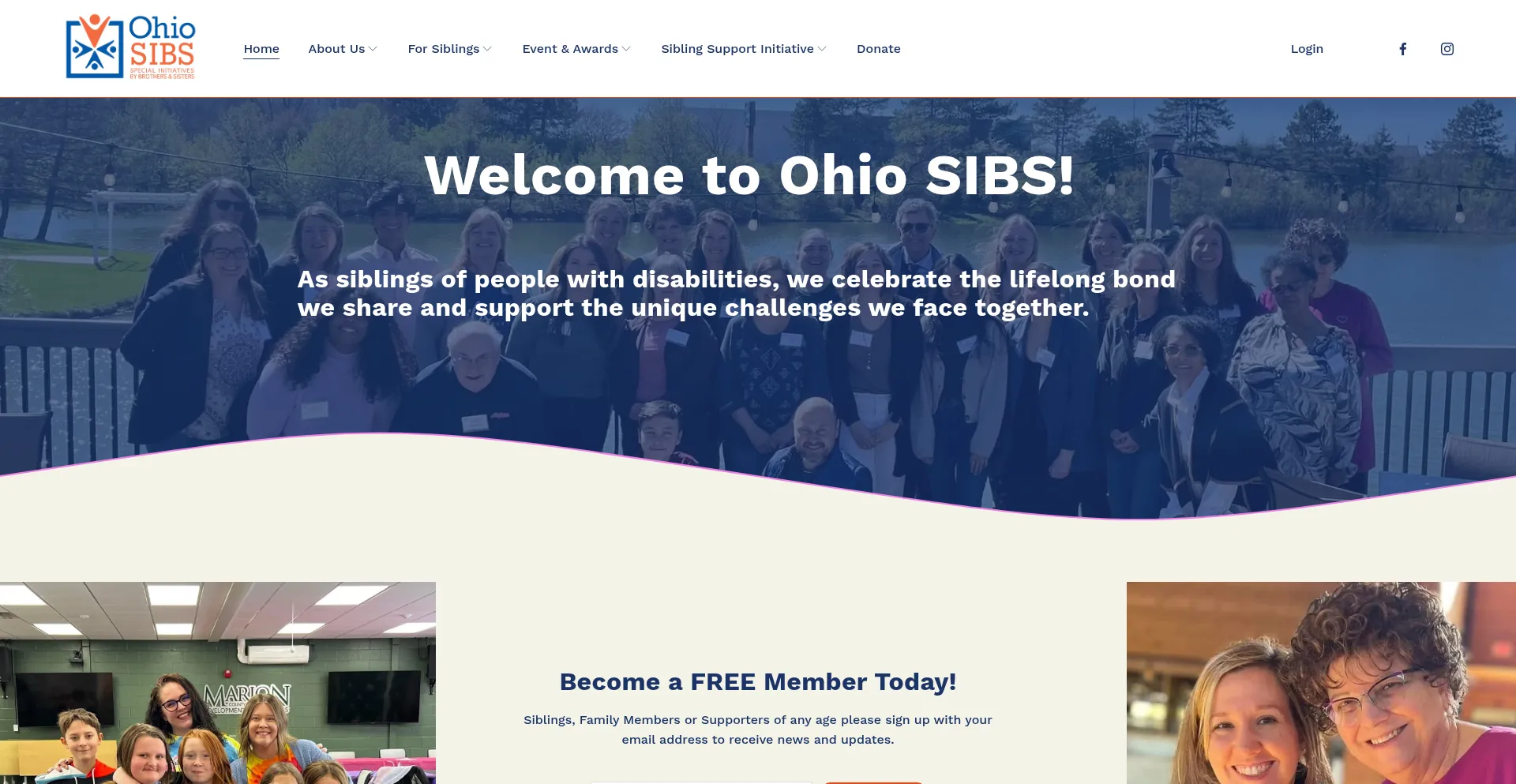 Ohiosibs.org Screenshot