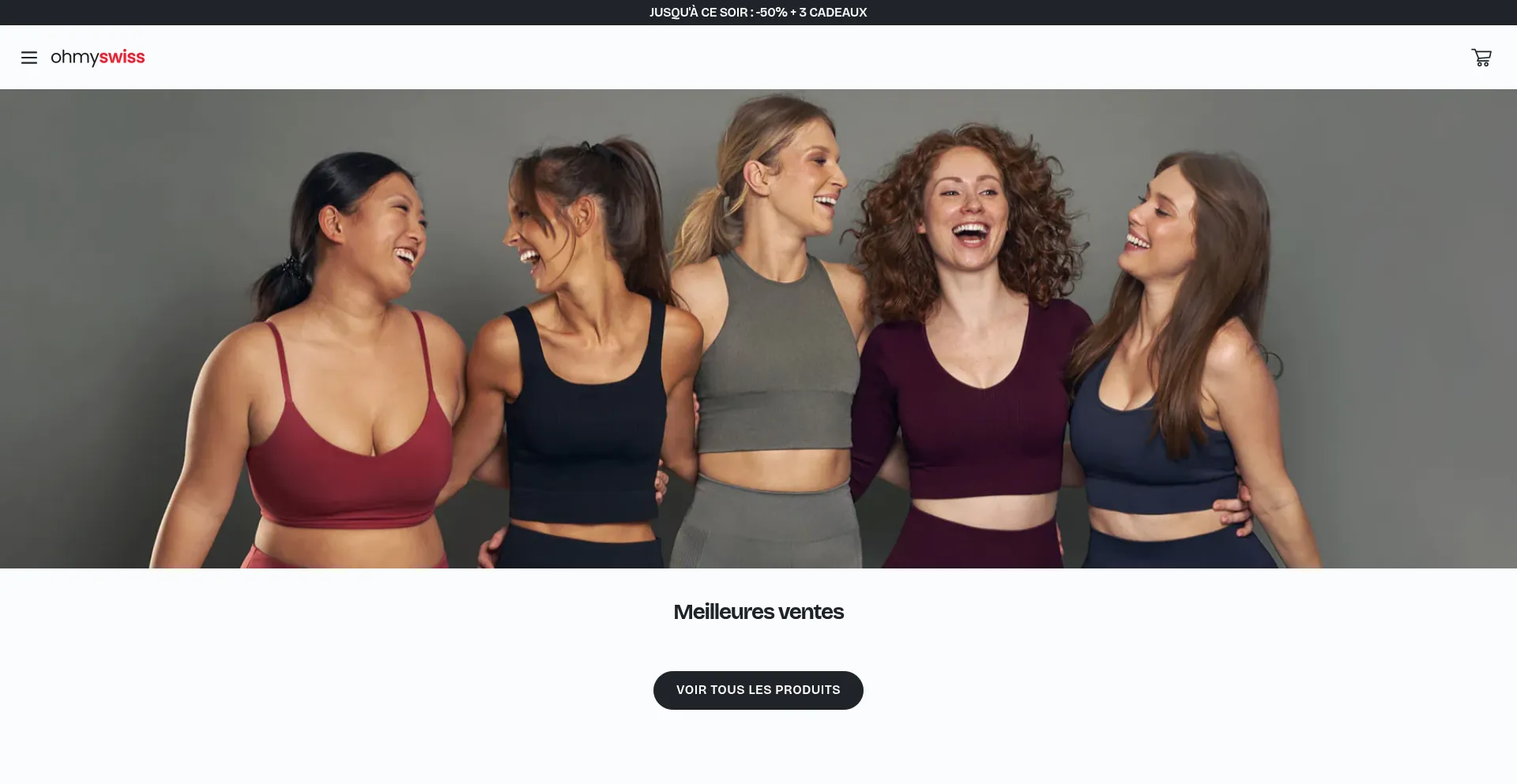 Website screenshot of Ohmyswiss.ch