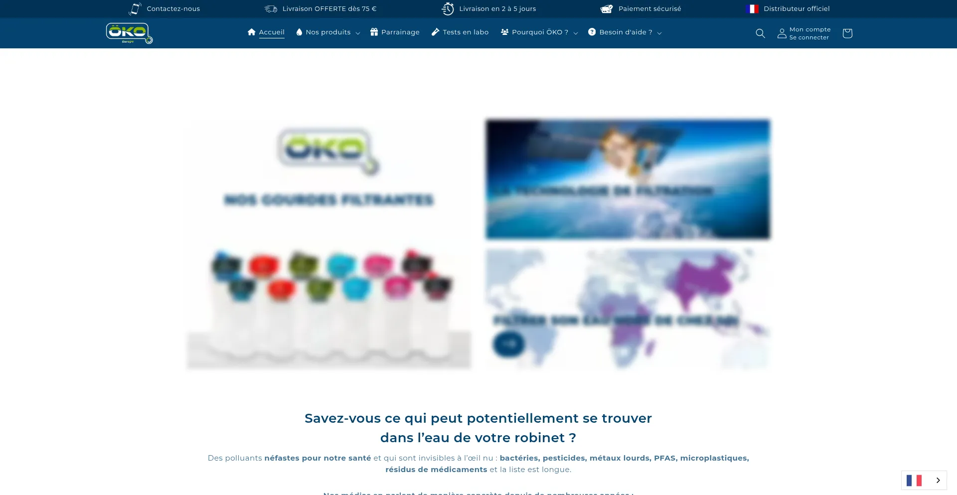 Website screenshot of Okoeurope.com