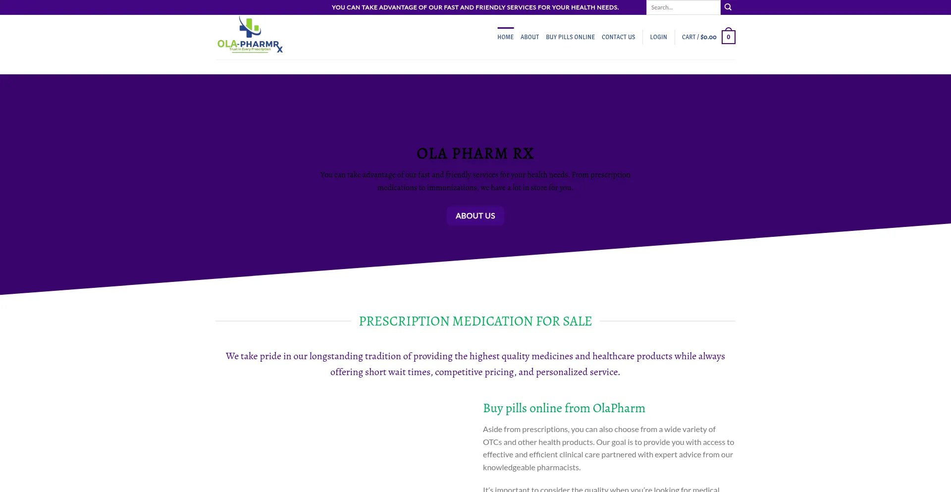 Olapharm.com Screenshot