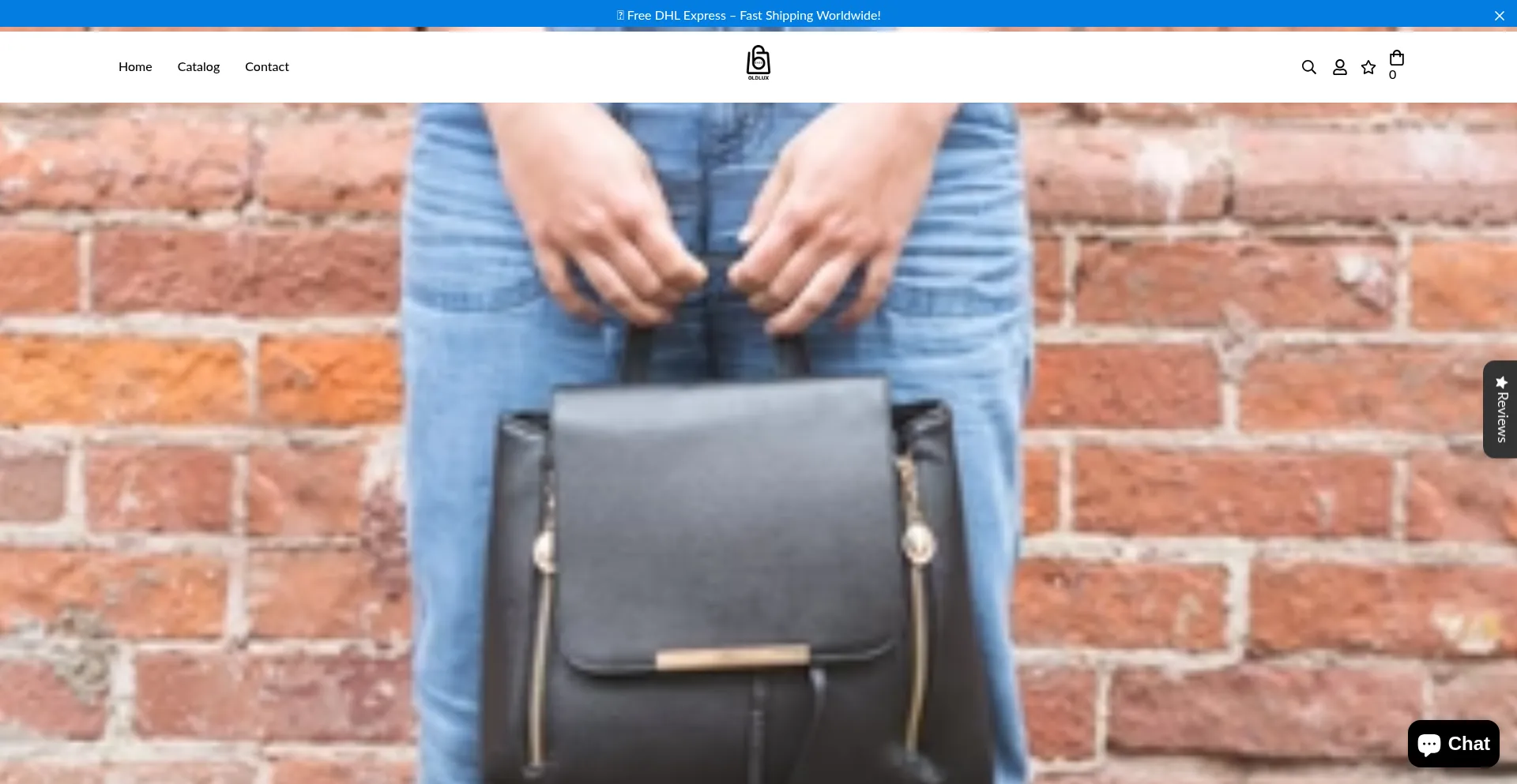 Website screenshot of Oldlux.store