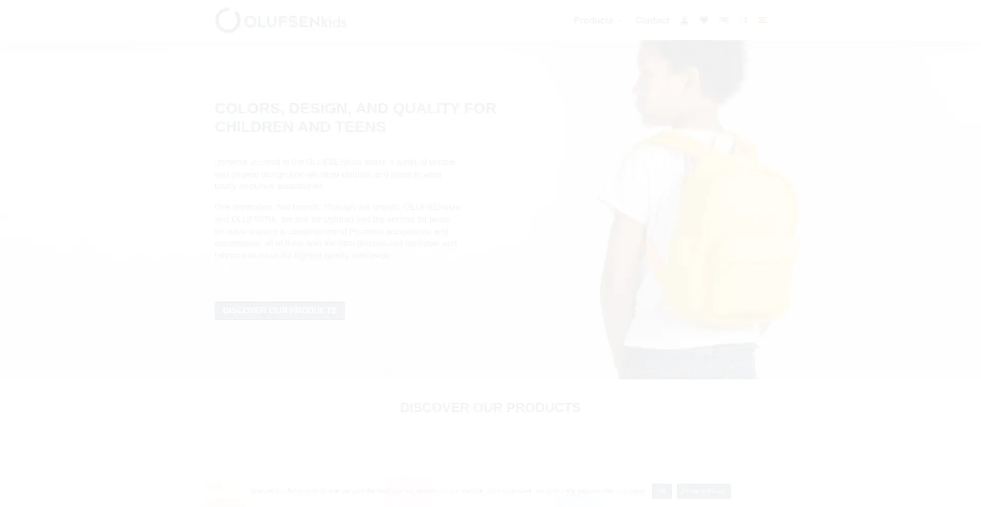 Olufsenkids.com Screenshot