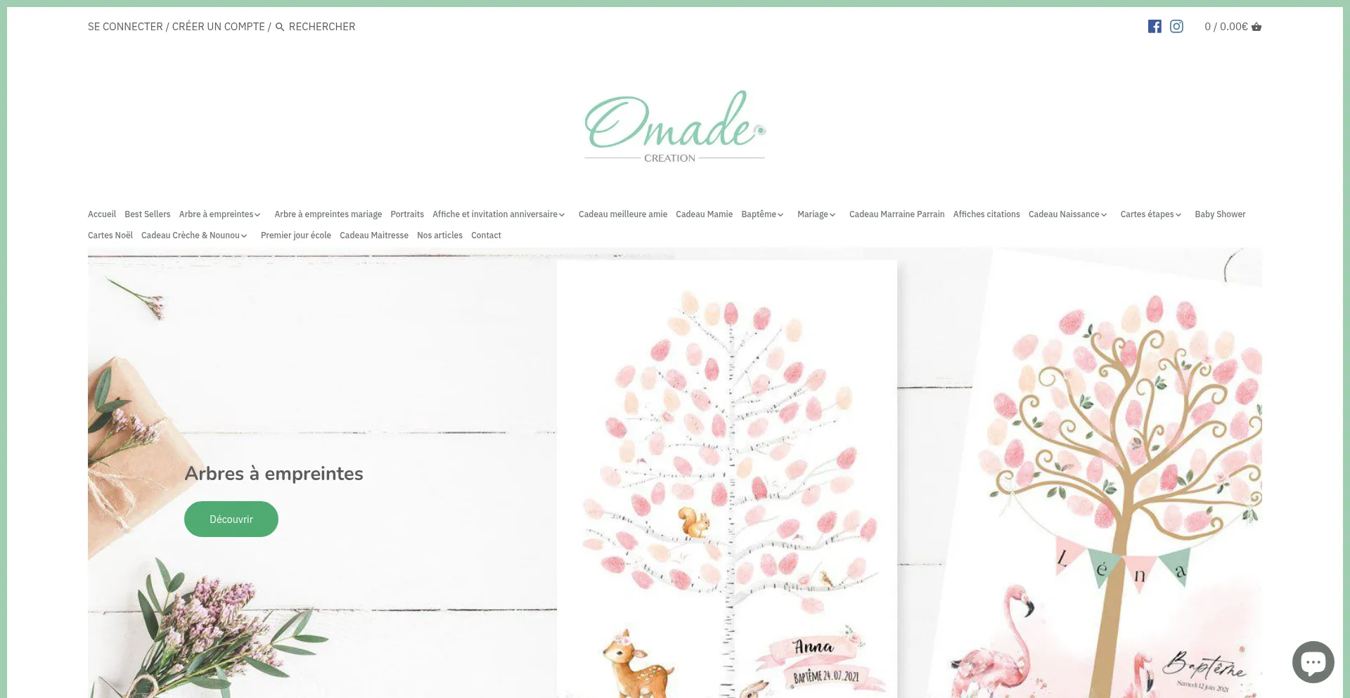 Omade.shop Screenshot