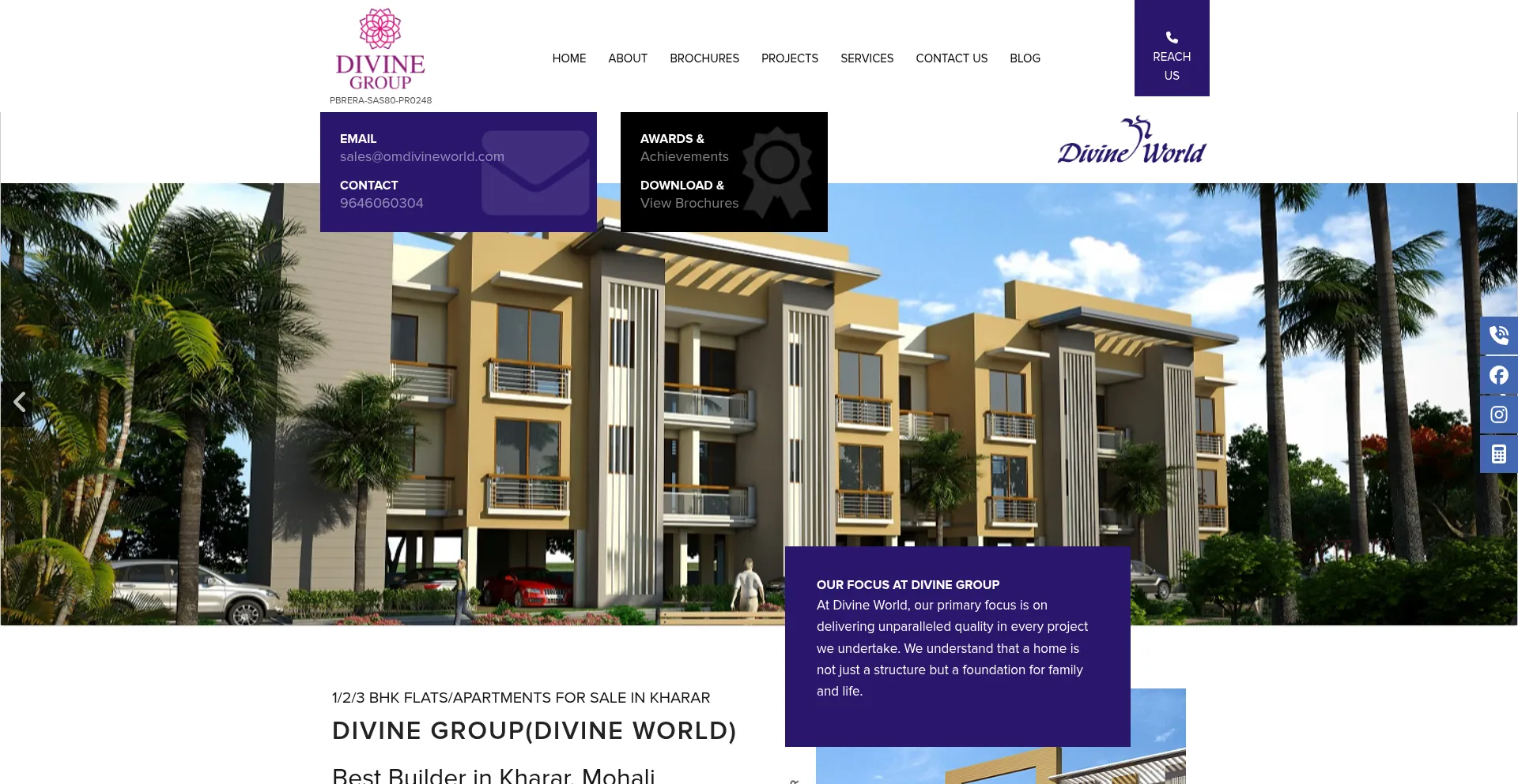 Omdivineworld.com Screenshot