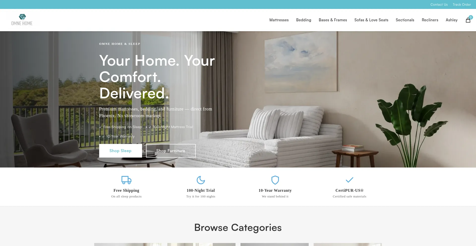 Omnehomeandsleep.com