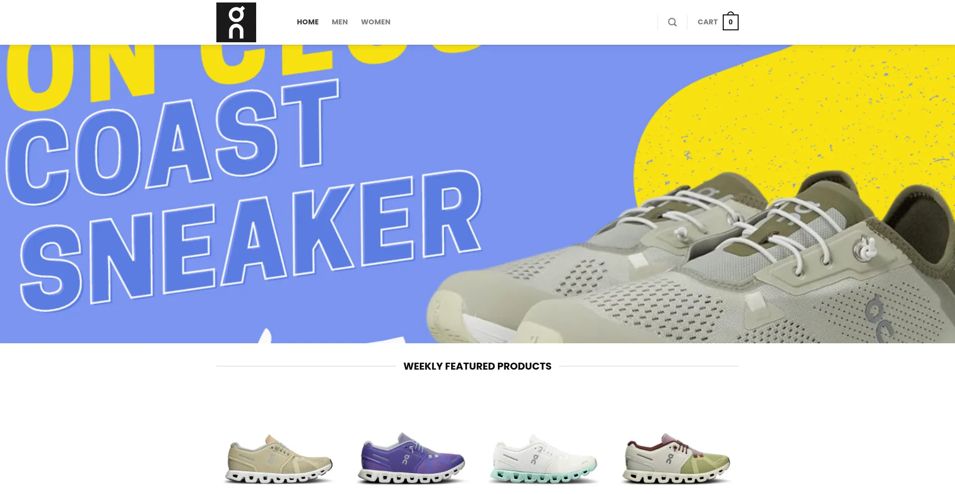 Website screenshot of Oncloudq.shop
