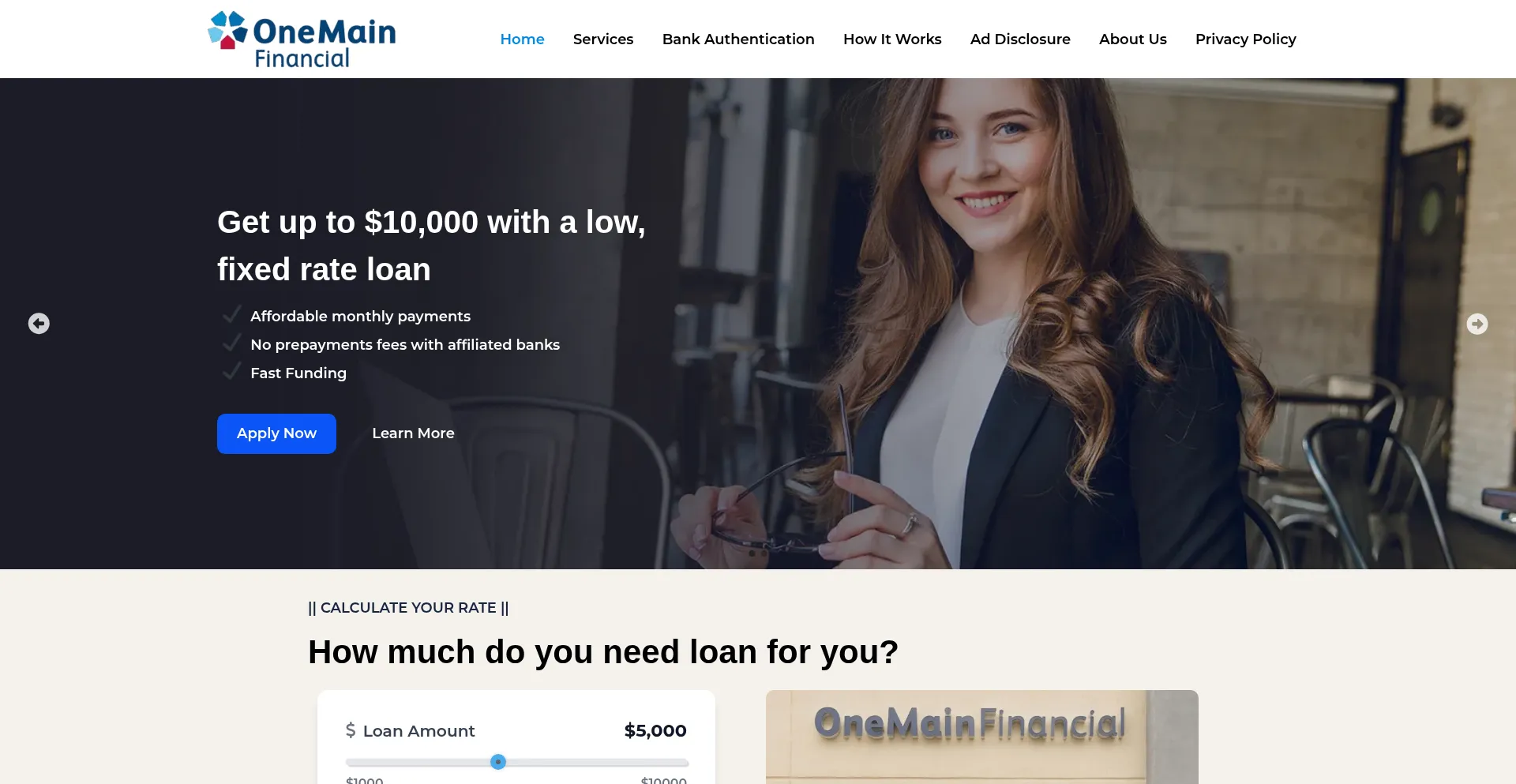 ¿És Seguro y Confiable Onemainloanfinancial.com?