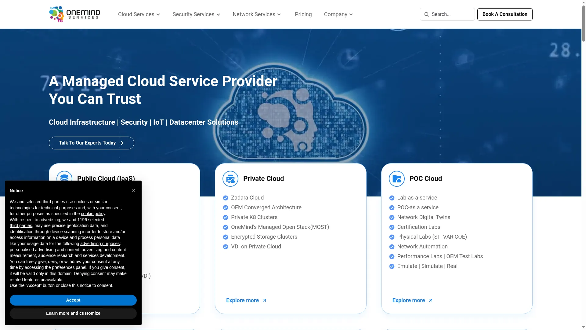 Onemindservices.com