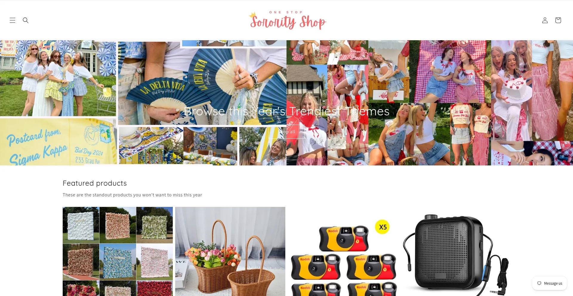 Onestopsororityshop.com