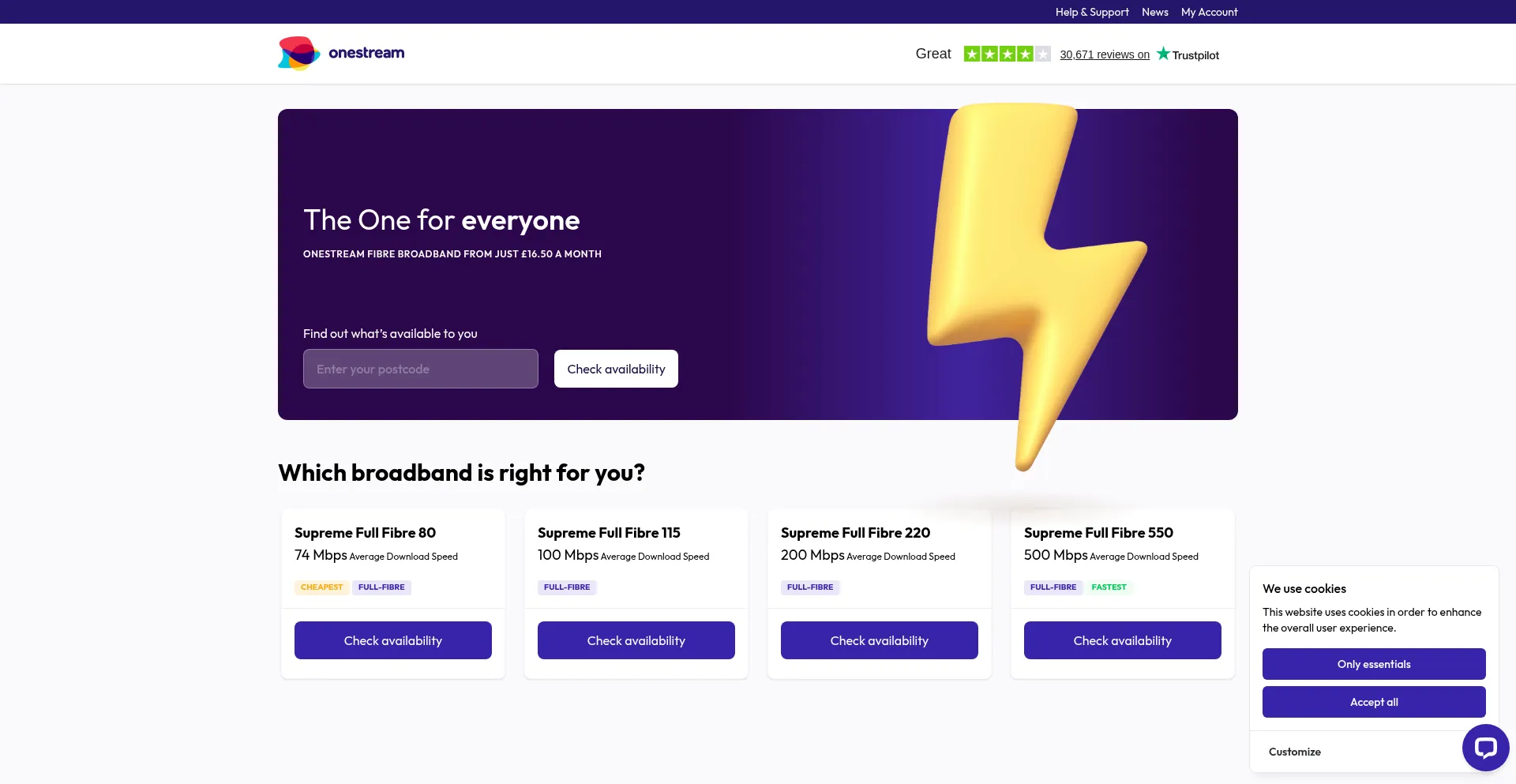 ¿És Seguro y Confiable Onestream.co.uk?