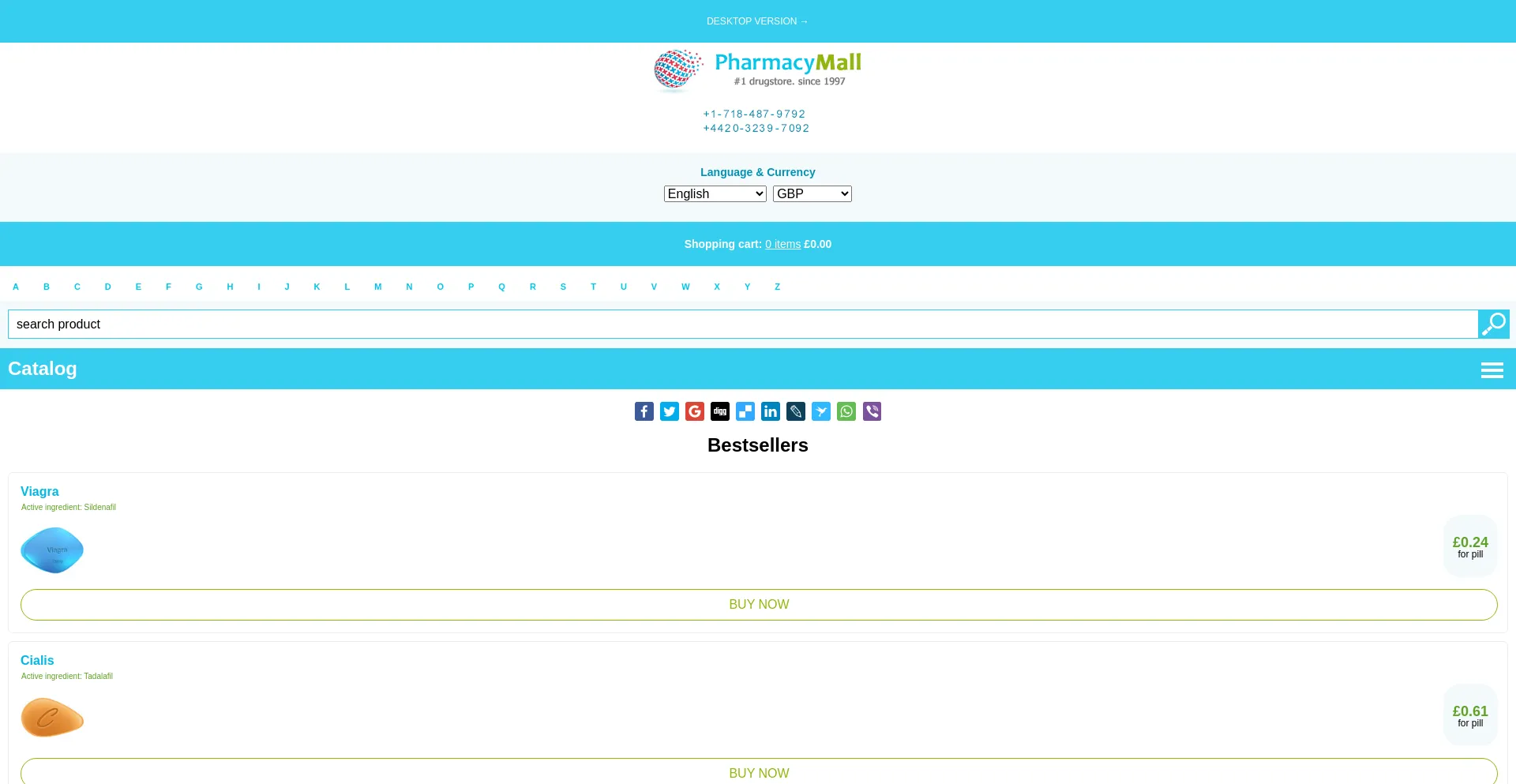 Website screenshot of Online-ph.com