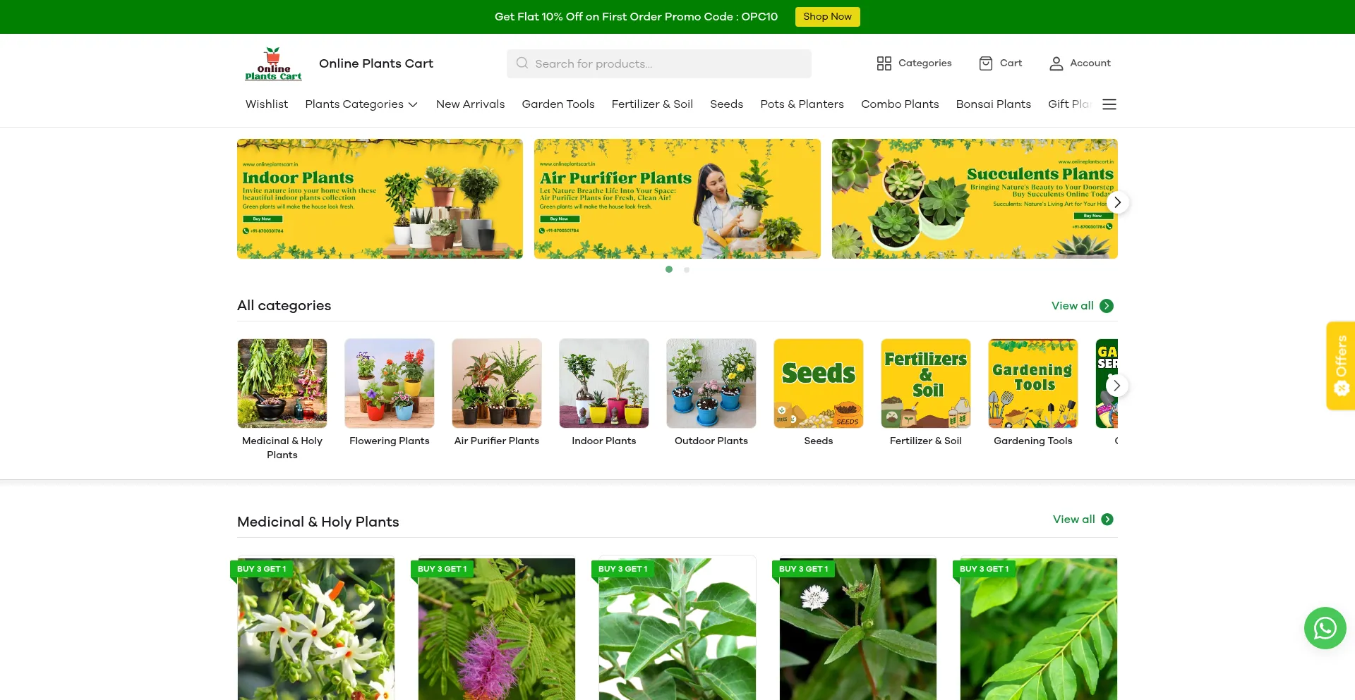 Onlineplantscart.in