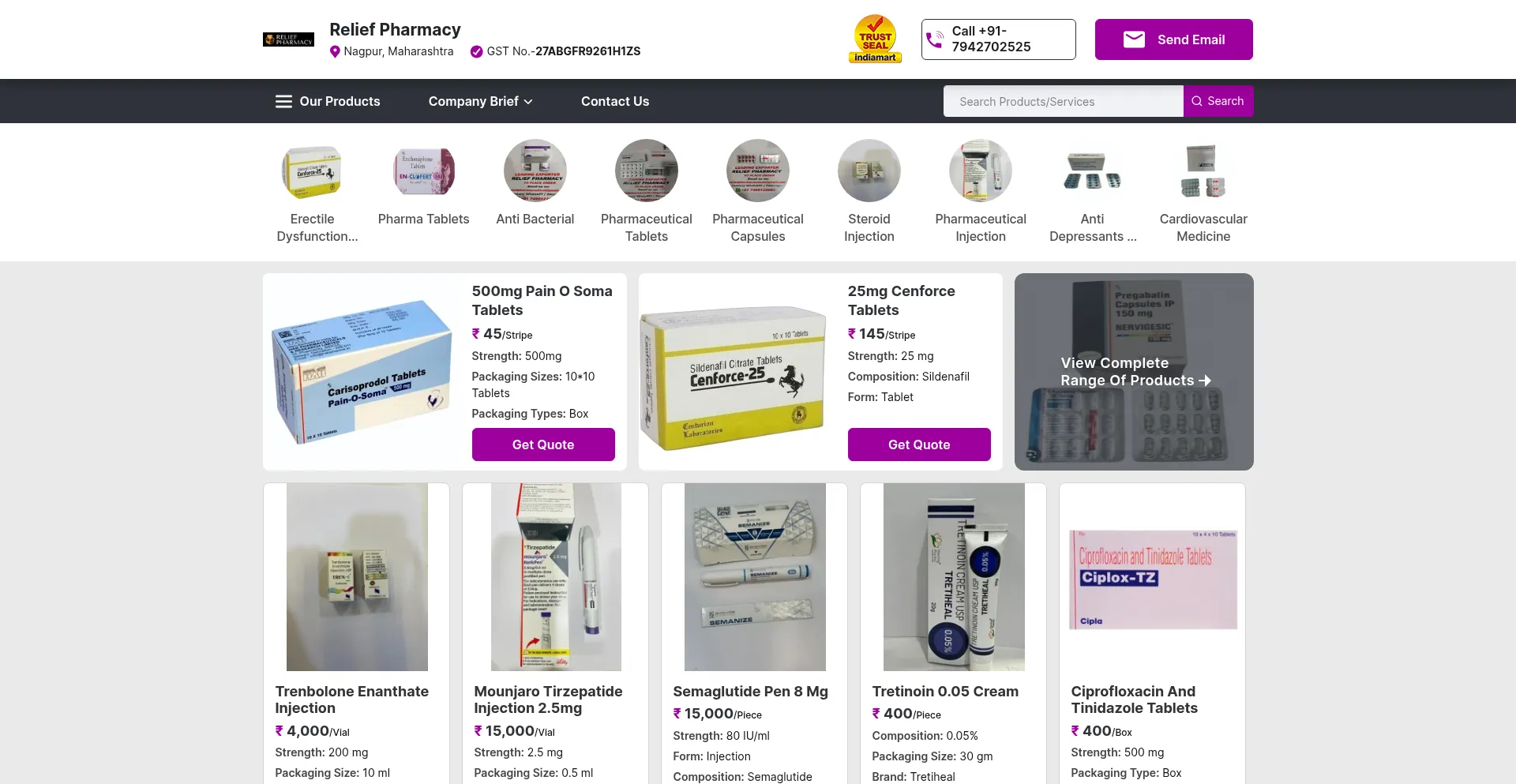 ¿És Seguro y Confiable Onlinereliefpharmacy.com?