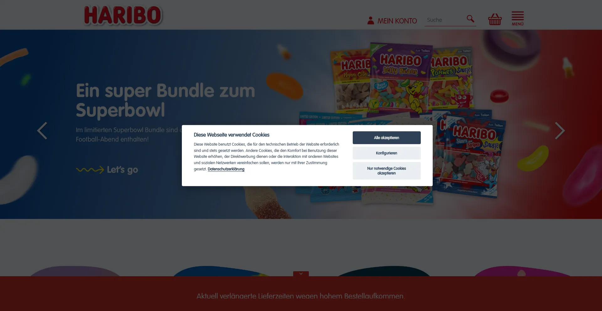 Onlineshop.haribo.com