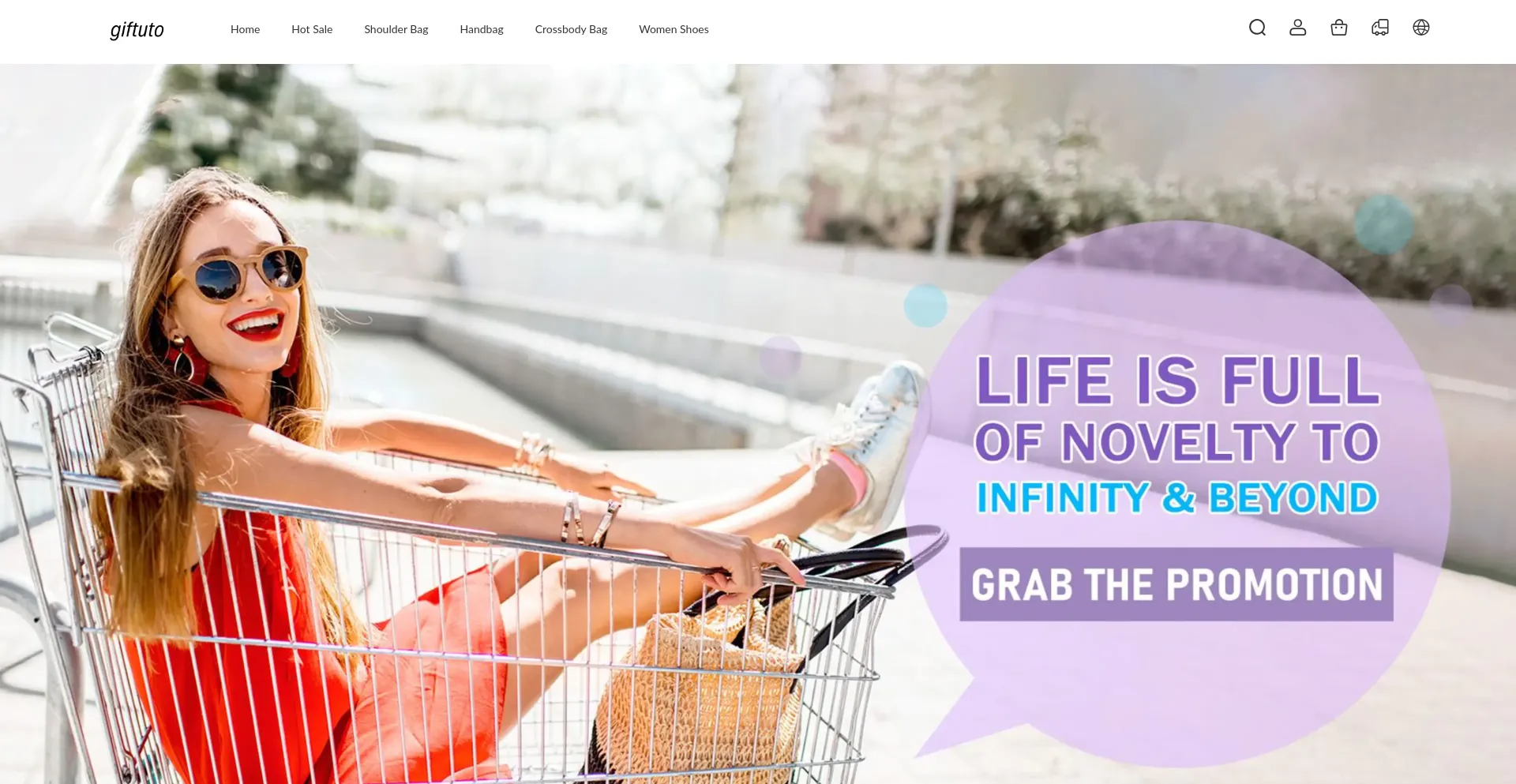 Website screenshot of Onlinestore-rack.com