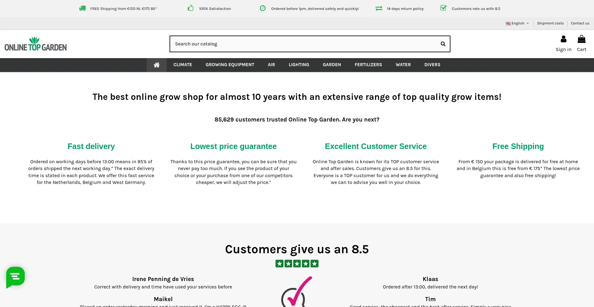 ¿És Seguro y Confiable Onlinetopgarden.com?